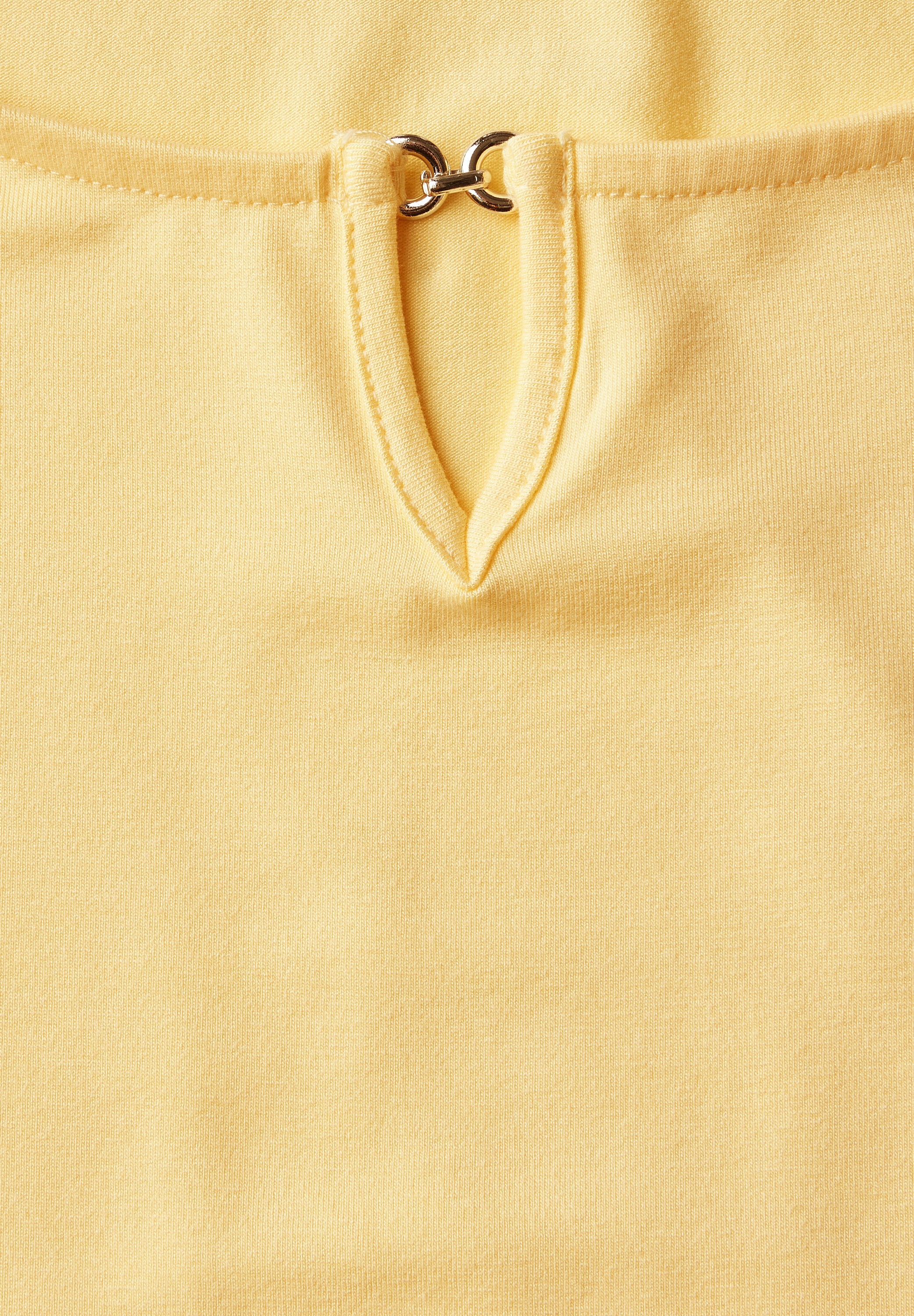 STREET ONE T-Shirt, mit Materialmix