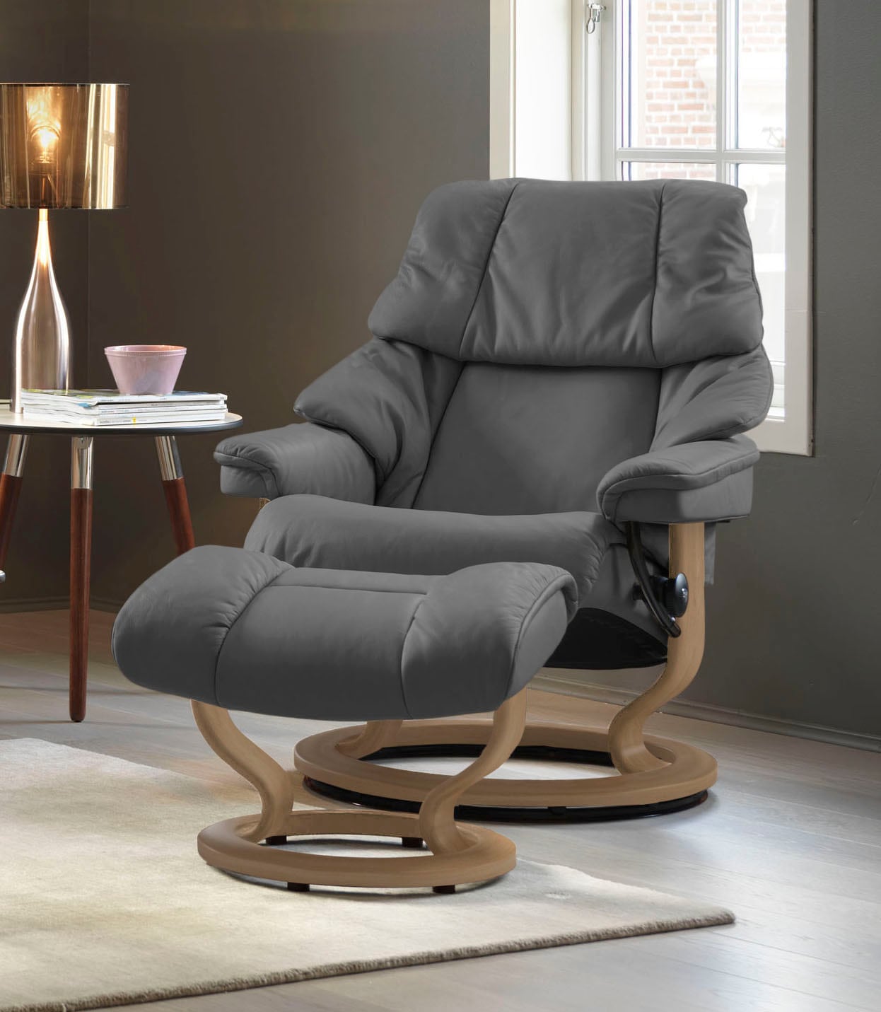 Stressless "Reno" mit Classic Base, Größe S, M & L, Gestell Eiche günstig online kaufen