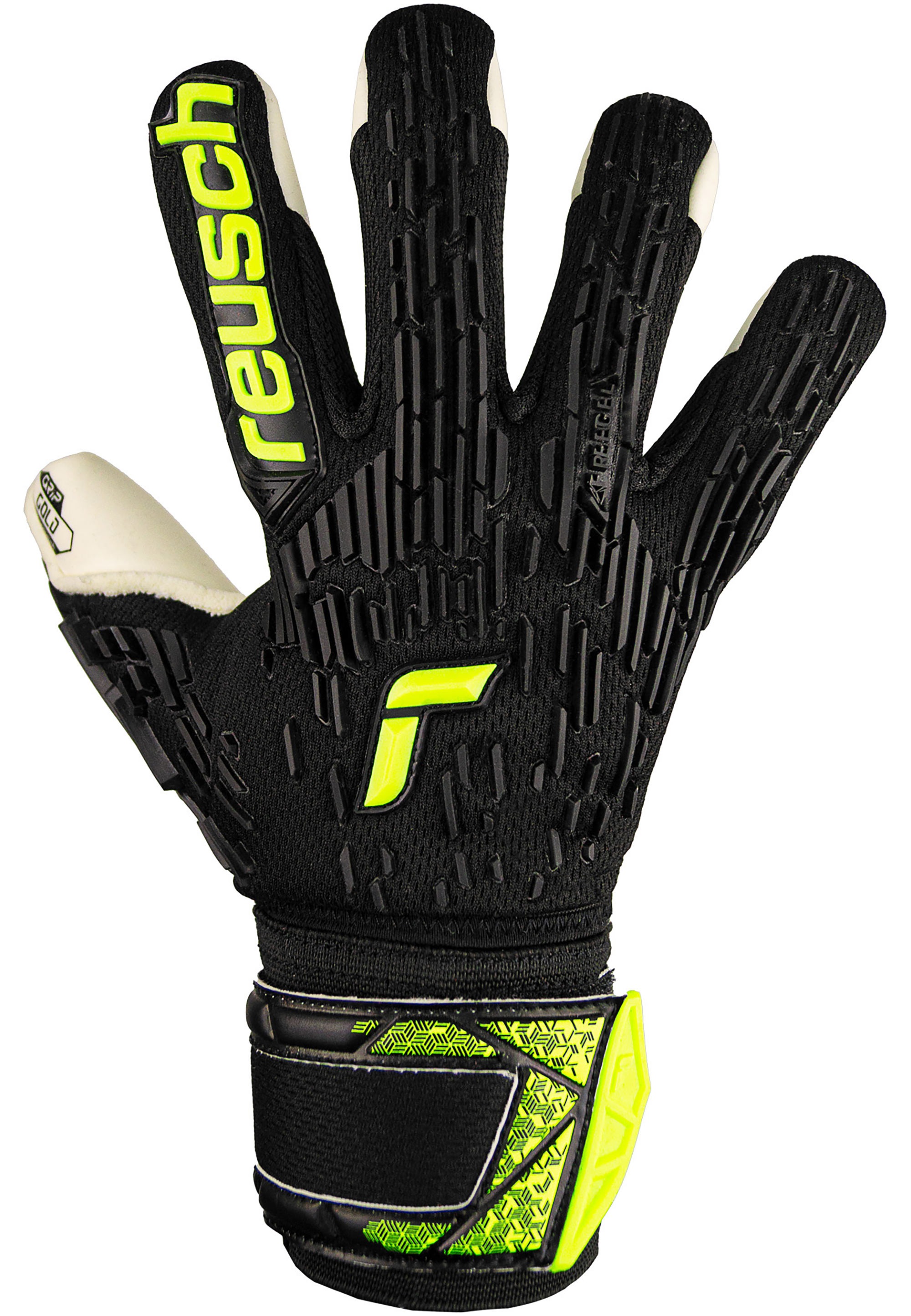 Reusch Torwarthandschuhe »Attrakt Freegel Gold Junior«, mit Finger Support Evolution Negative Cut