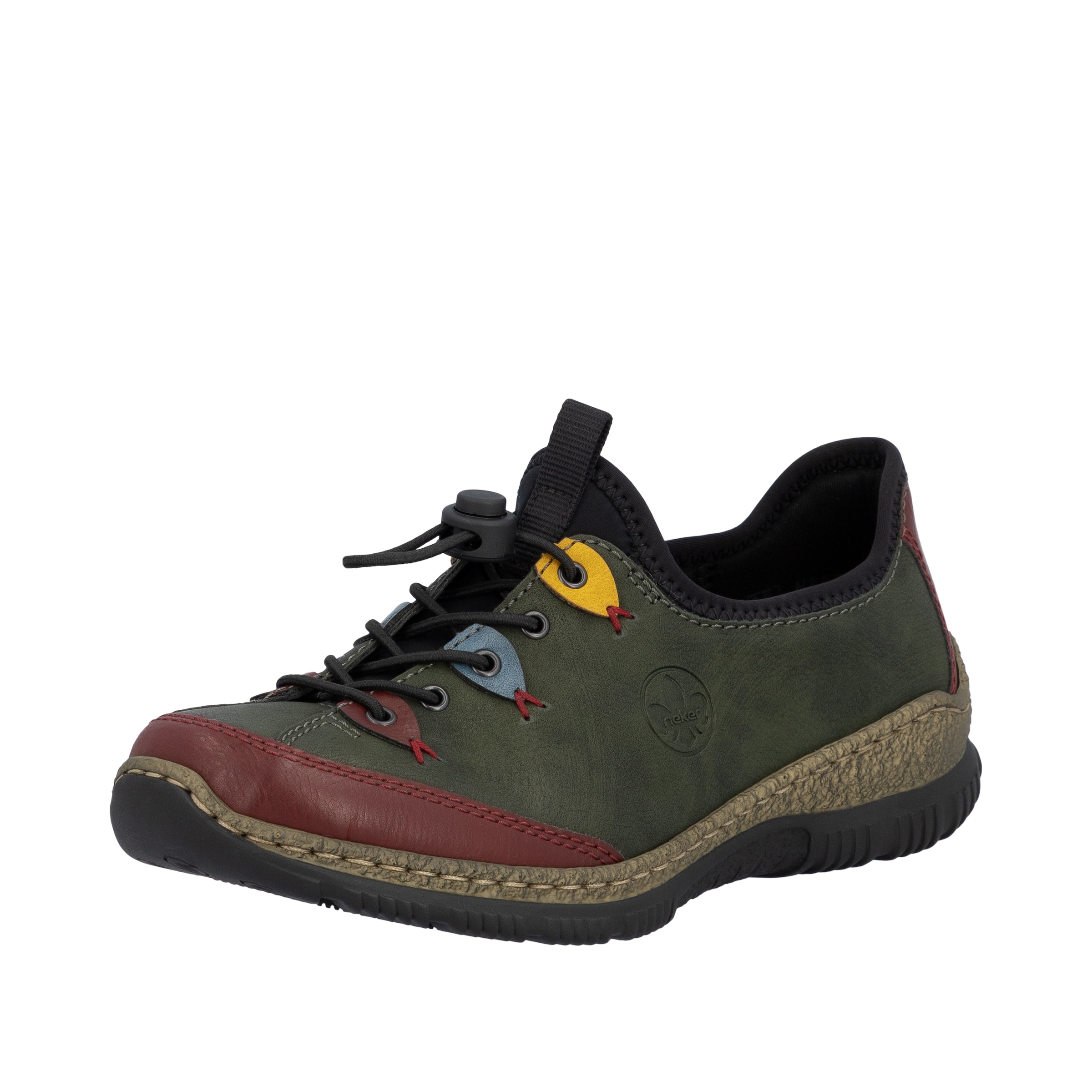 Rieker Slip-On Sneaker Slipper, Schlupfschuh mit sportlichem Schnellverschluß