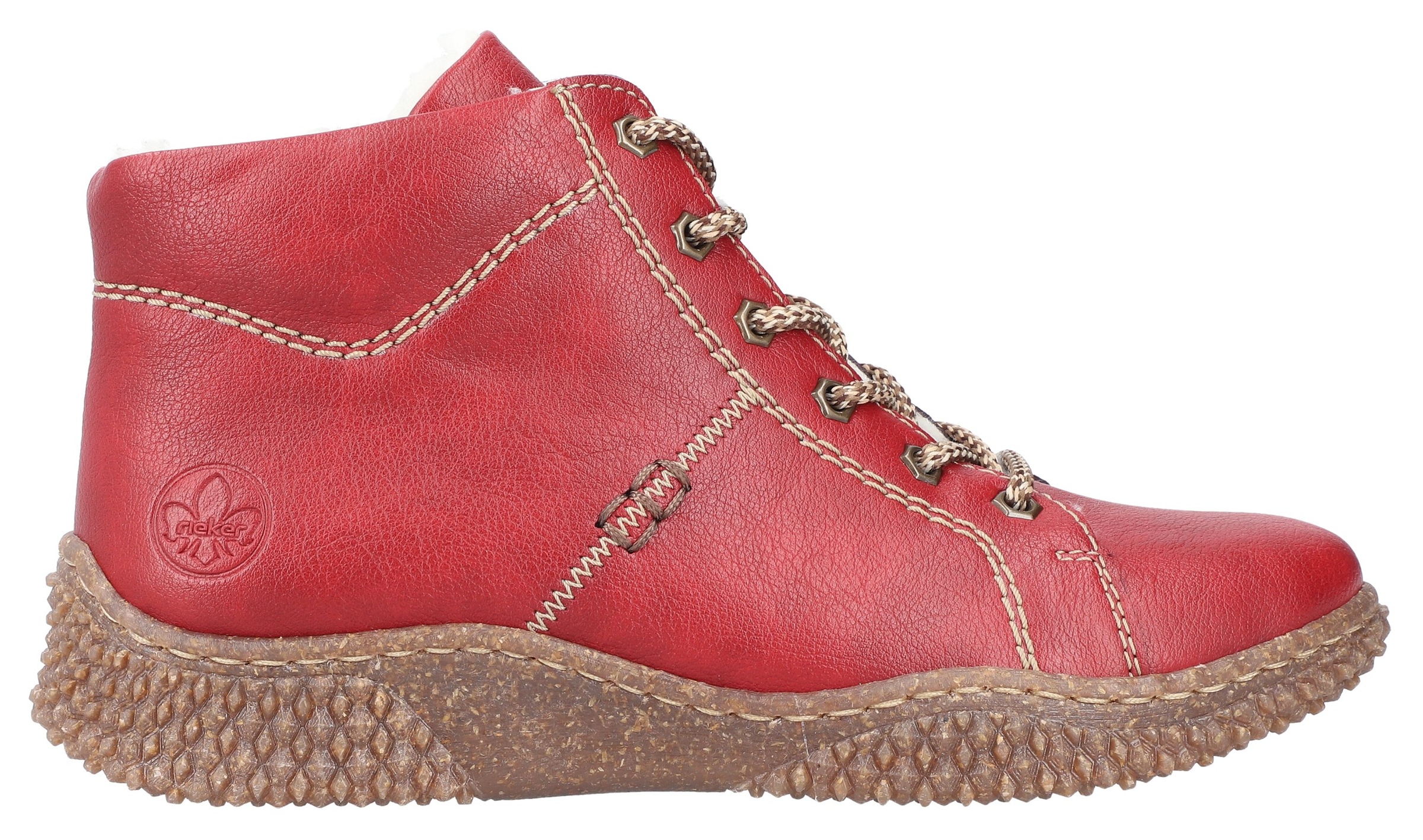 Rieker Winterboots, Schnürboots, Stiefelette, High Top Sneaker mit Innenreißverschluss