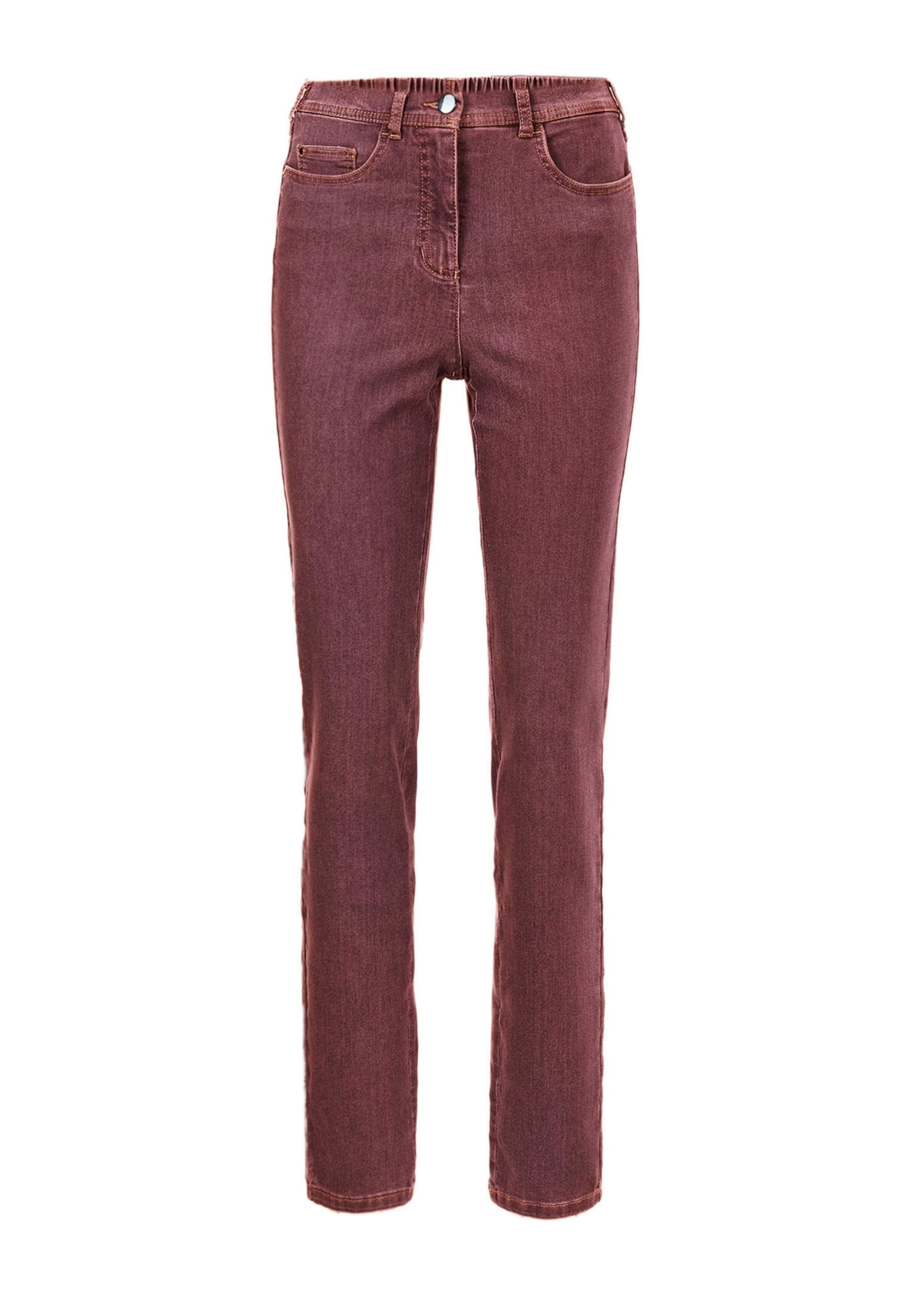 GOLDNER Regular-fit-Jeans "Damen Jeans Slim Fit LOUISA mit Stretch-Anteil" Ohne