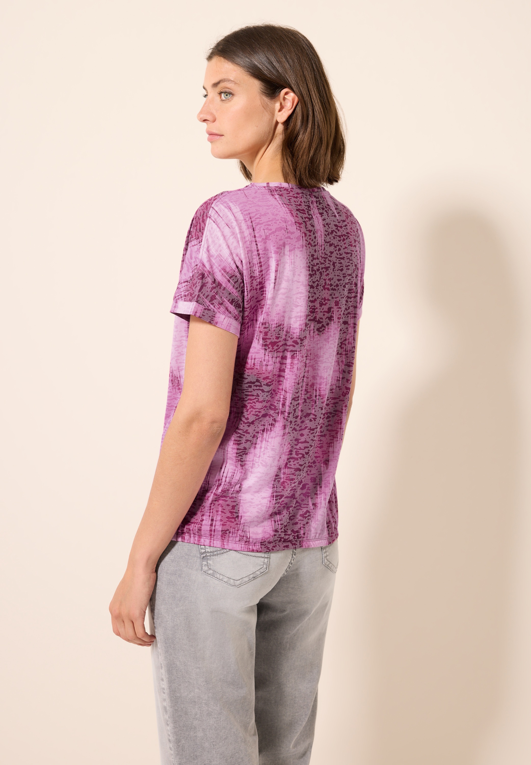 Cecil T-Shirt, mit Elastiksaum günstig online kaufen
