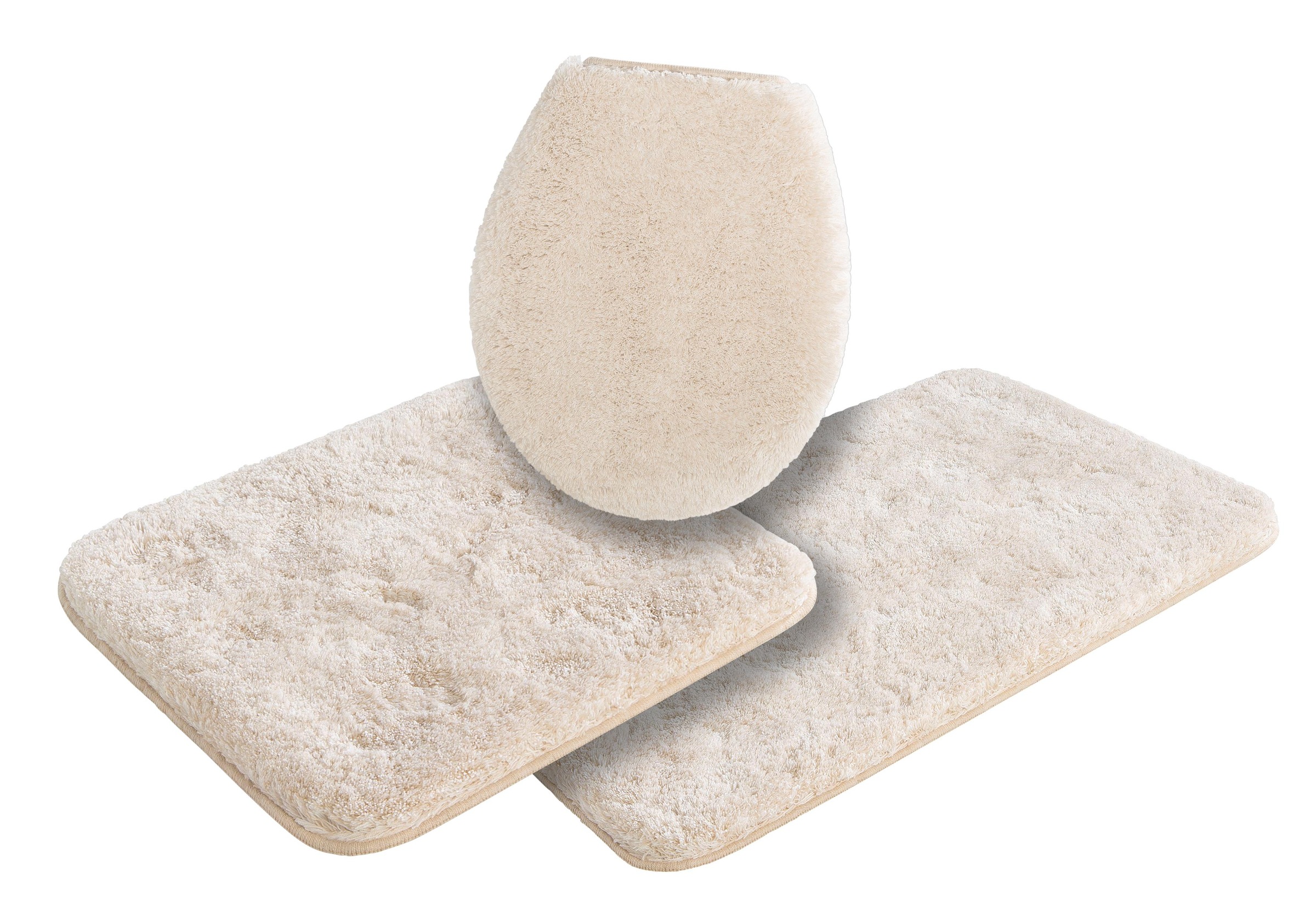 Grund Badematte "Melos, Badvorleger, Badezimmer Teppich, sehr weich" Höhe 2 günstig online kaufen