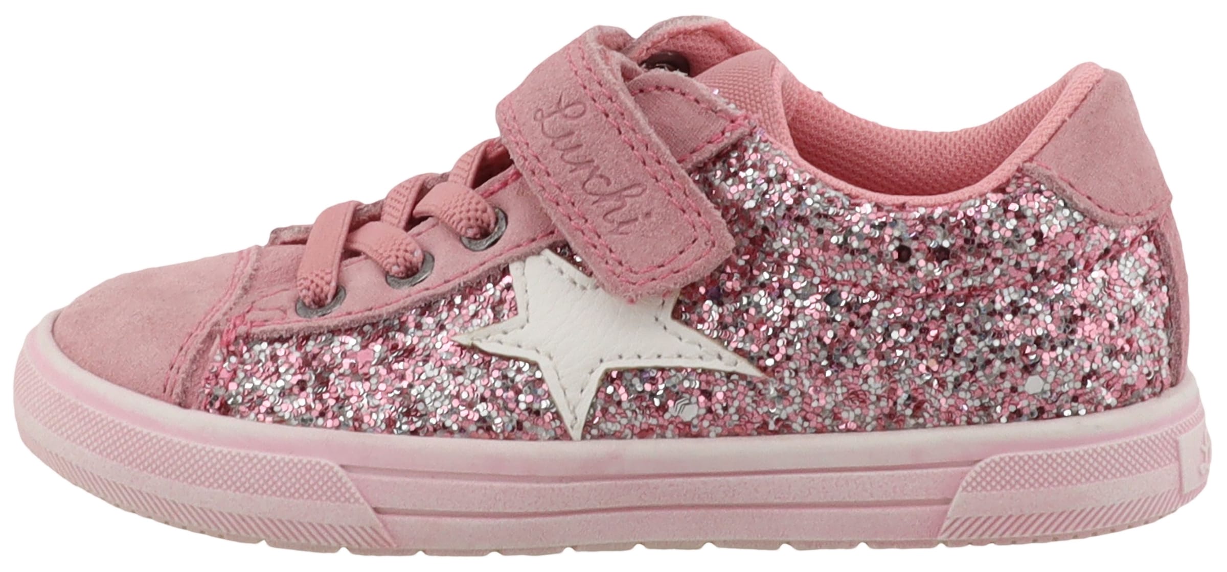 Lurchi Sneaker »Bine«  Klettschuh mit Glitzer, Größenschablone zum Download