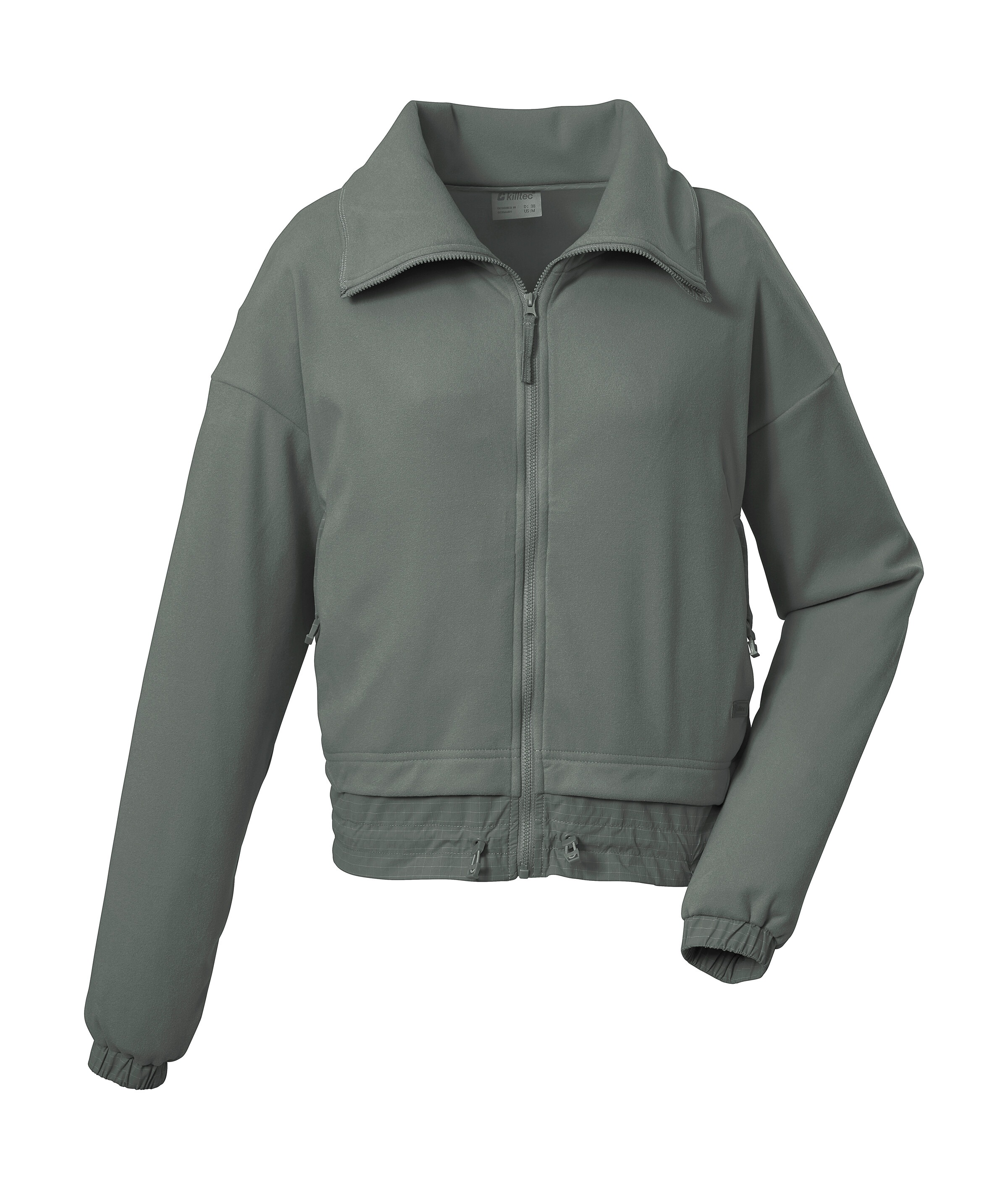 Killtec Fleecejacke "KOS 175 WMN FLC JCKT" Leichte Damen Loungewear Fleecejacke mit hochschließendem Kragen