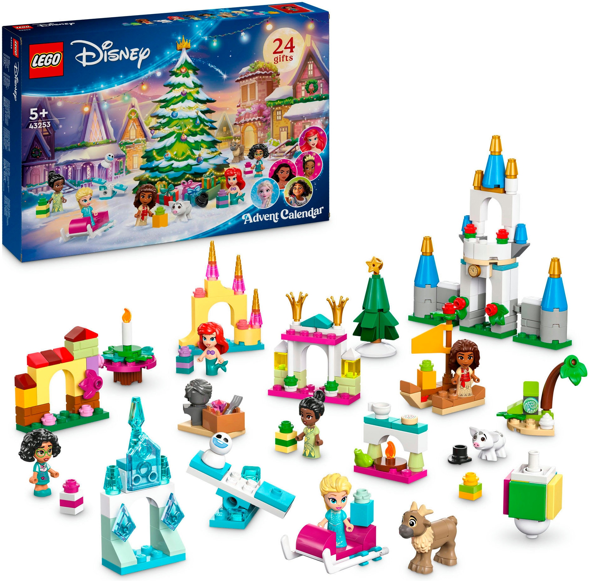 Spielzeug-Adventskalender »Spielbausteine, Lego® Disney Princess (43253),«, ab 5...