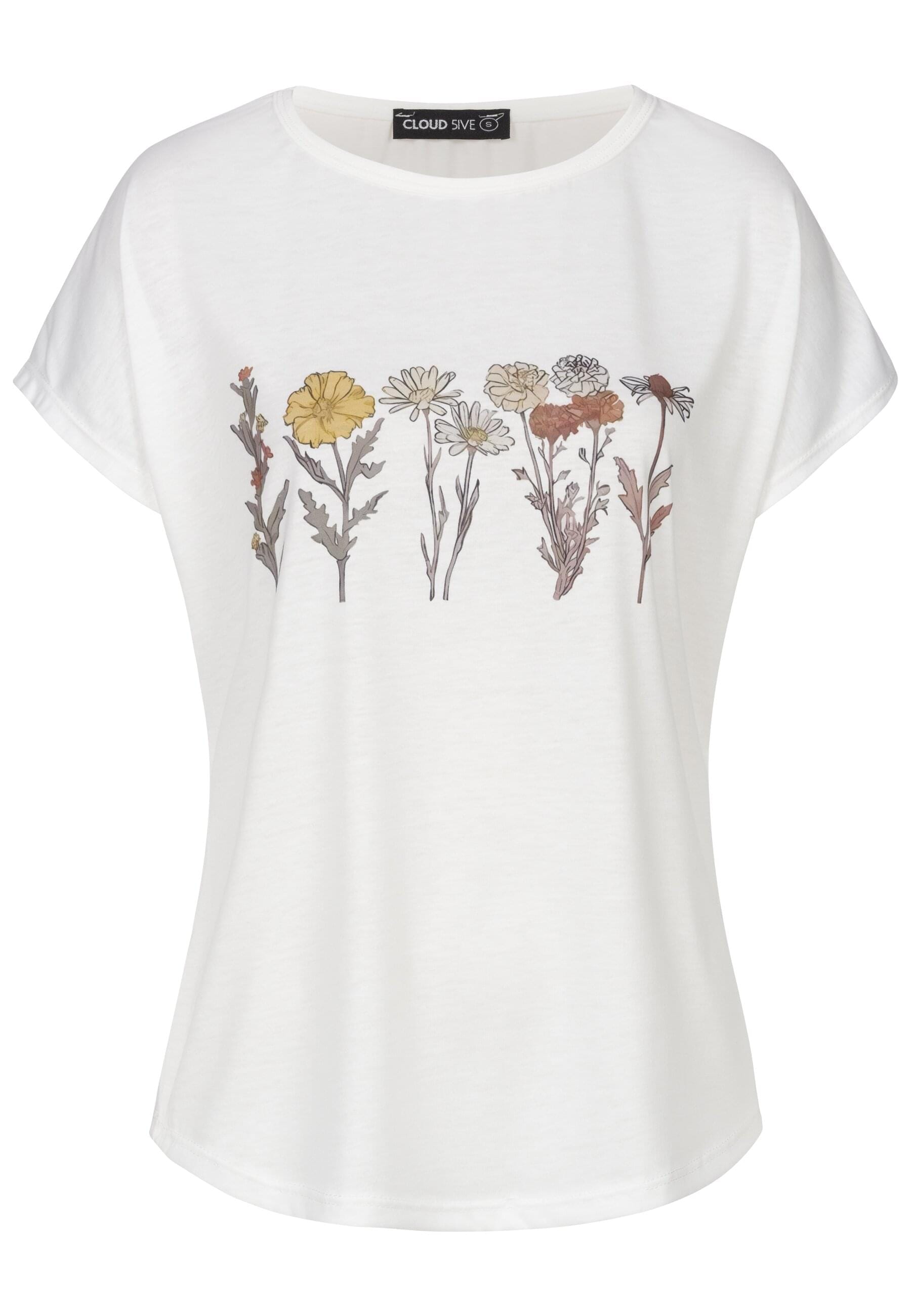 CLOUD 5IVE T-Shirt "CLOUD 5IVE T-Shirt Botanical Print", 1 Stk. günstig online kaufen