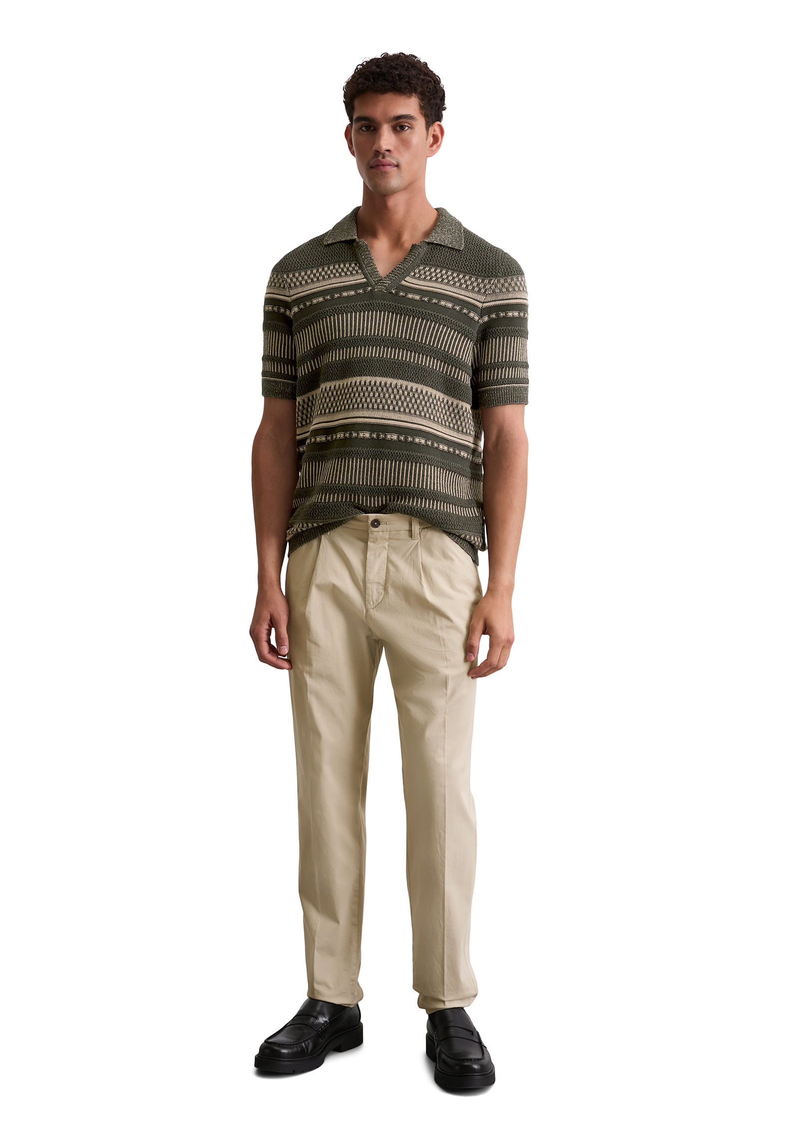 Marc O'Polo Strickpullover »mit Struktur-Mix«