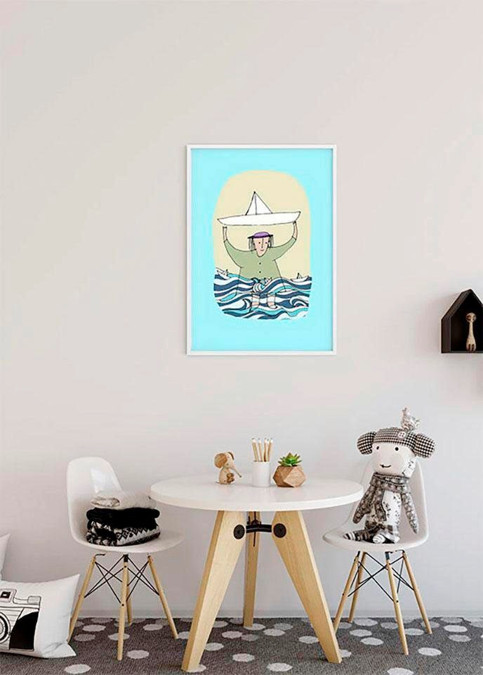 Komar Poster »Paper Ship«, Menschen, (1 St.), Kinderzimmer, Schlafzimmer,  Wohnzimmer | BAUR | Poster