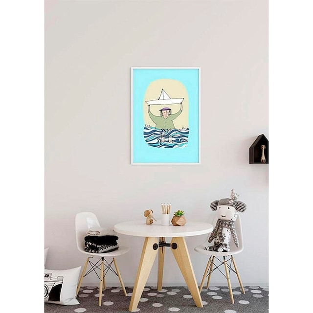 Komar Poster »Paper Ship«, Menschen, (1 St.), Kinderzimmer, Schlafzimmer,  Wohnzimmer | BAUR
