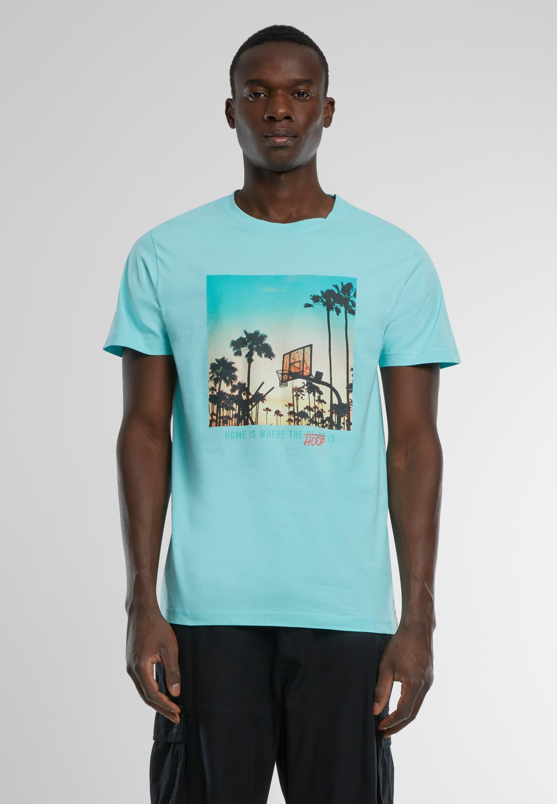 MisterTee T-Shirt »MisterTee Herren Home Hoop Tee«, (1 tlg.)