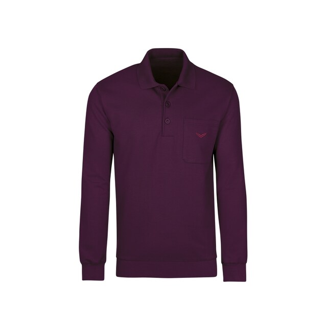 Trigema Sweatshirt »TRIGEMA Langarm Polo aus Sweat-Qualität« ▷ für | BAUR