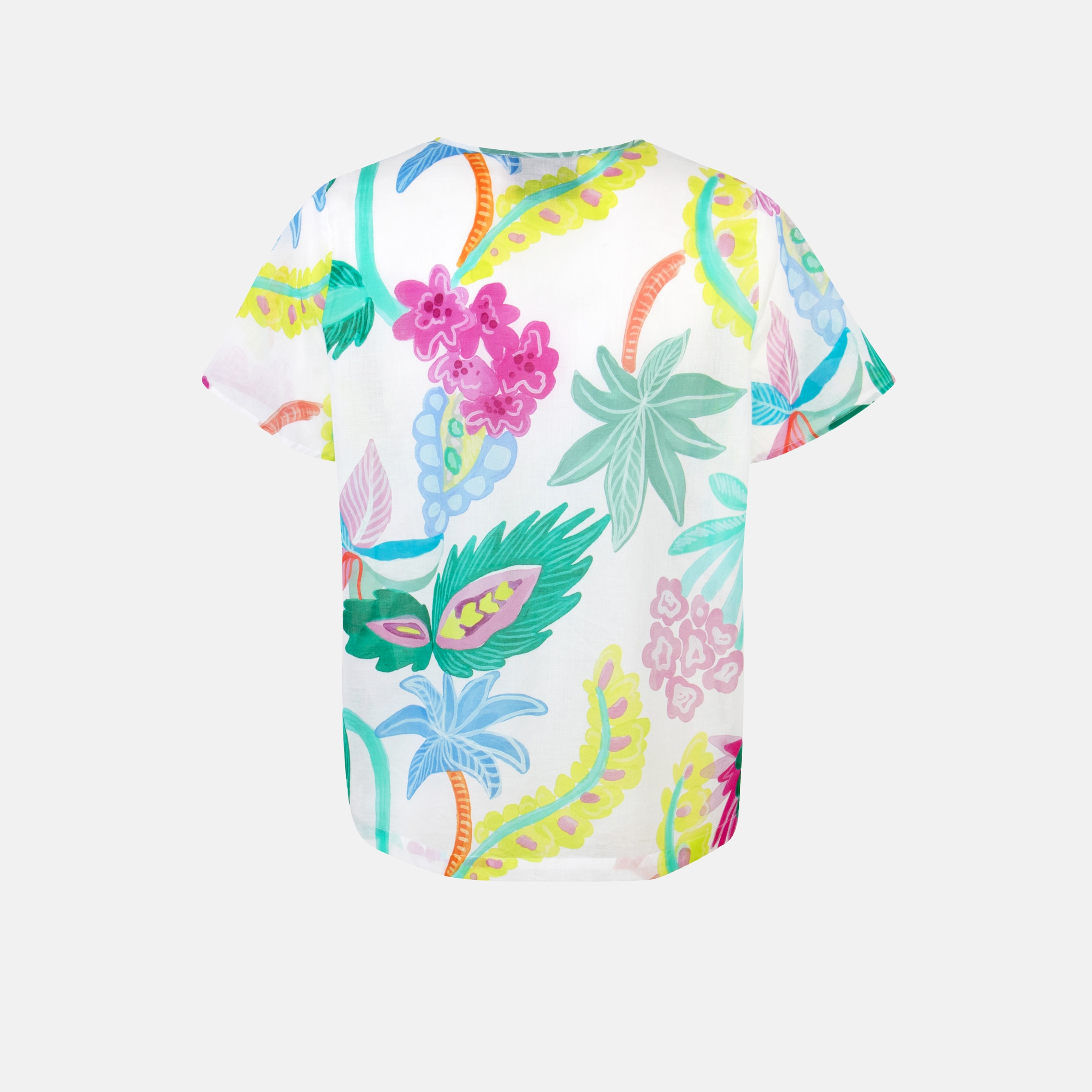 Lieblingsstück Schlupfbluse, mit Tropicalprint