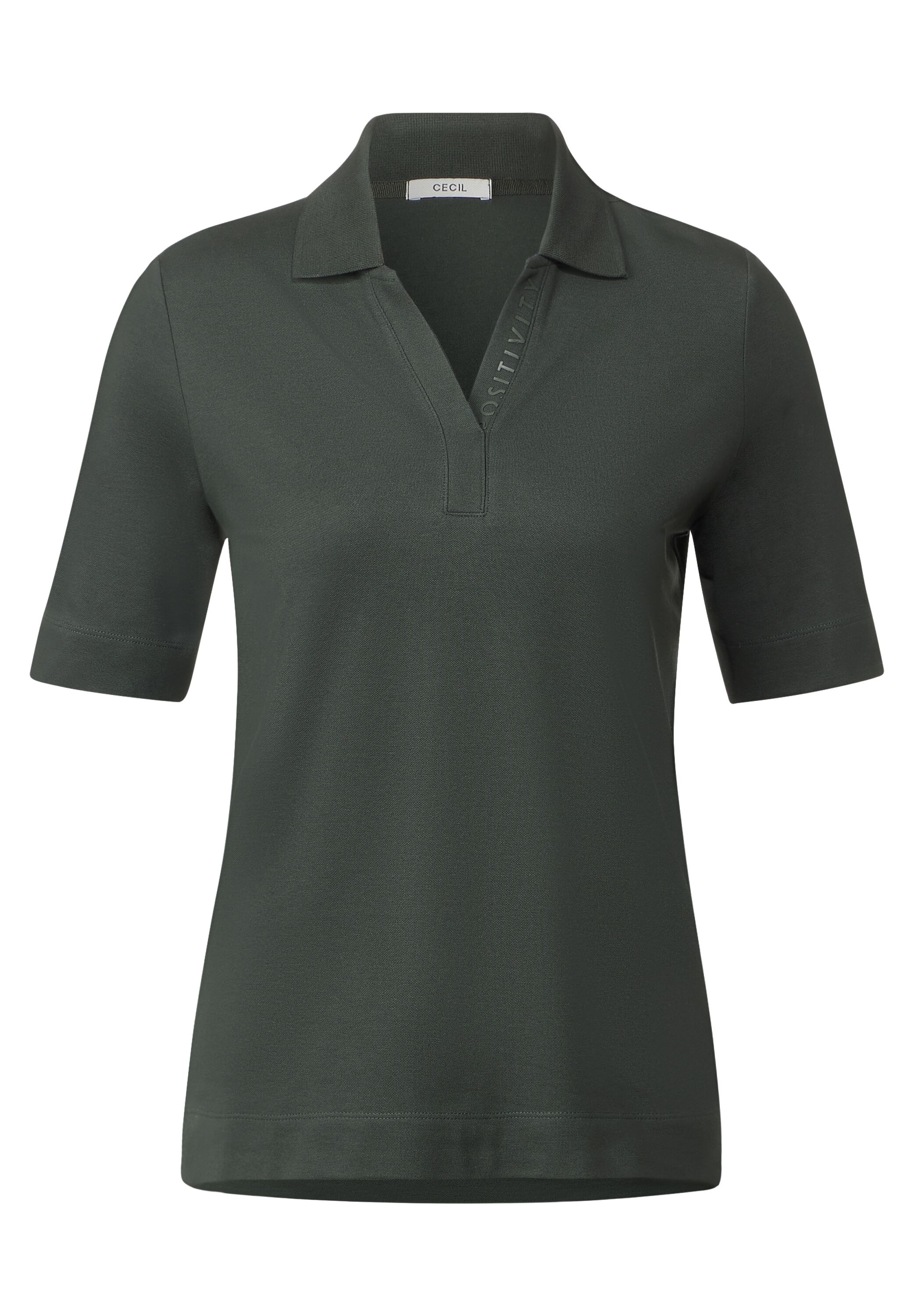 Cecil Poloshirt, aus softem Materialmix