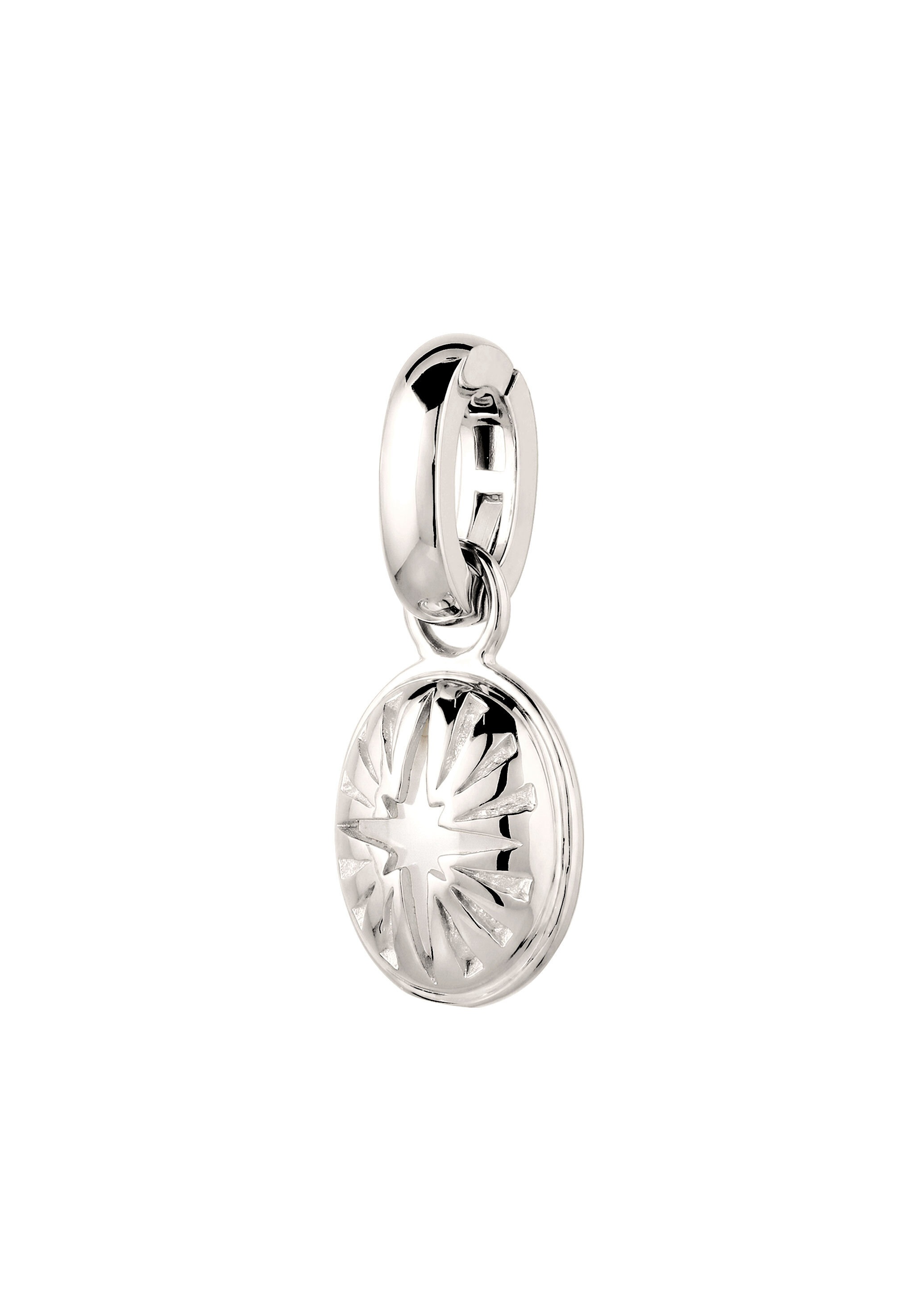 Elli »Charm Stern-Motiv Mondstein Weiß 925 Sterling Silber«