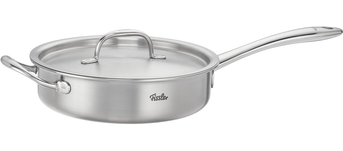 Fissler Bratpfanne "Fissler M5 Pro-Ply, Edelstahl-Pfanne" Edelstahl 18/10 5-lagiges Mehrschichtmaterial für präzise Temperaturkontrolle