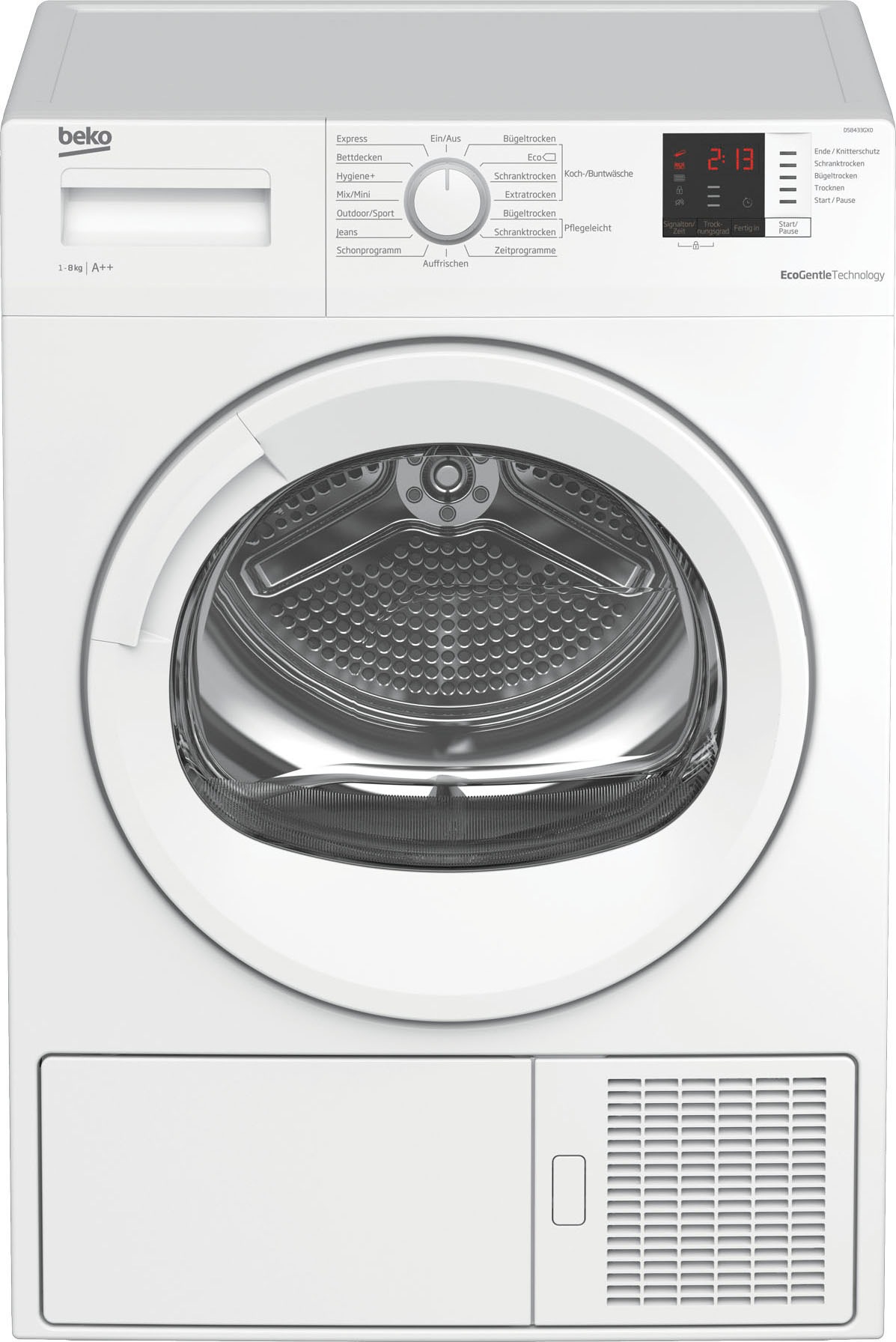 BEKO Wärmepumpentrockner »DS8433GX0«, 8 kg