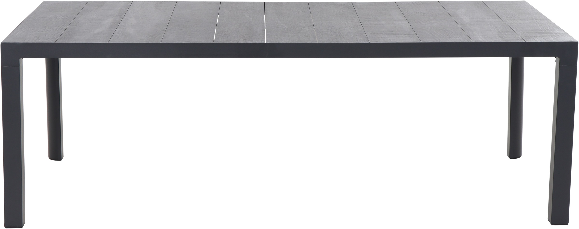 Siena Garden Gartentisch »SILVA Tisch 220x100cm matt anthrazit/wood-grey« Aluminiumgestell, matt anthrazit, Tischplatte aus Keramik in wood grey