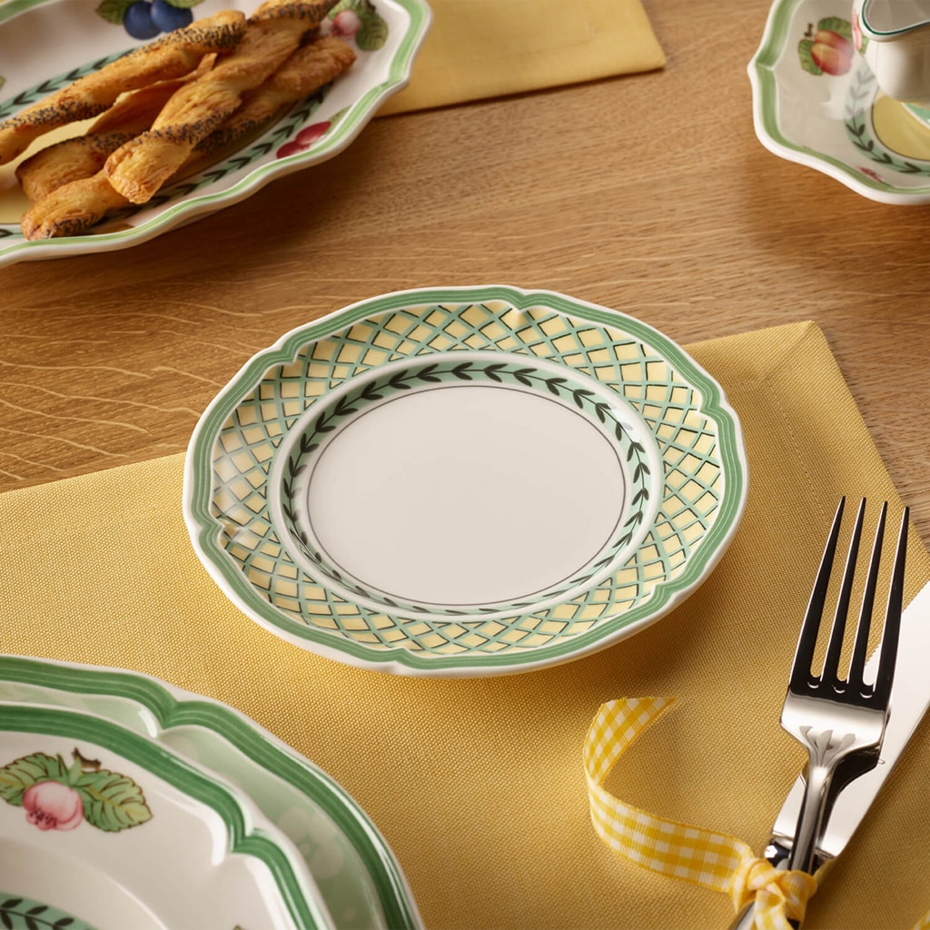 Villeroy & Boch Brotteller »Brotteller French Garden Orange ø 17,4 cm 6er Set bunt«