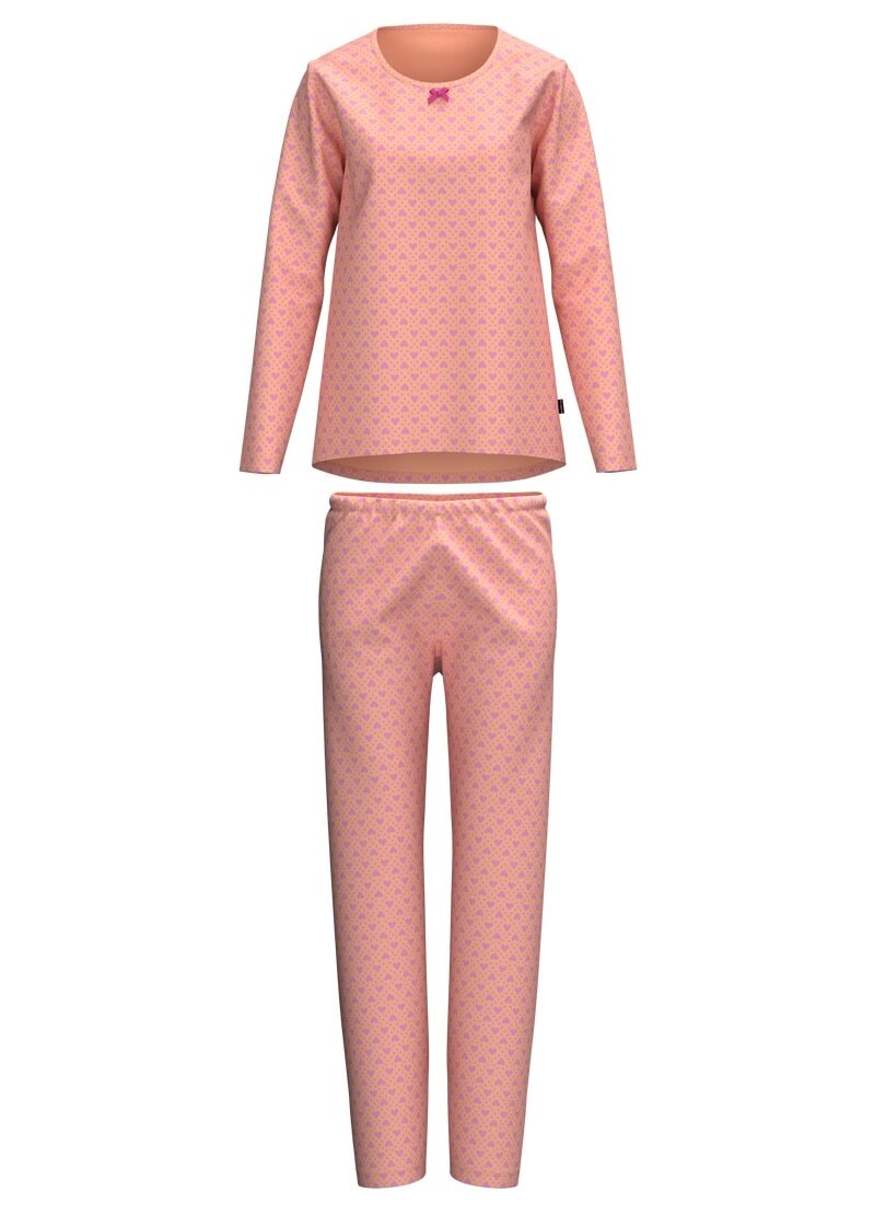 Trigema Schlafanzug »TRIGEMA Pyjama mit feinem Herzmuster« 1