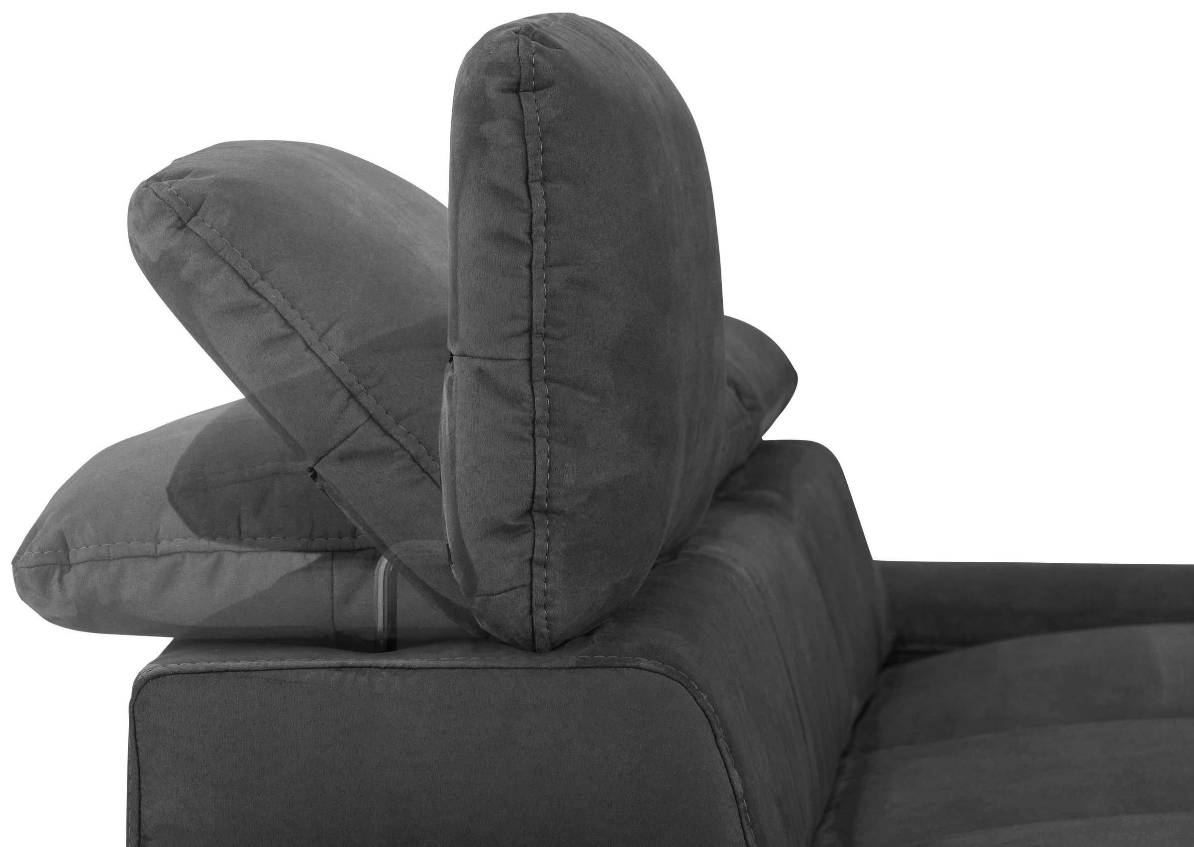 Home affaire Ecksofa »Alberto L-Form«, mit Kopfteilverstellung, wahlweise mit Bettfunktion
