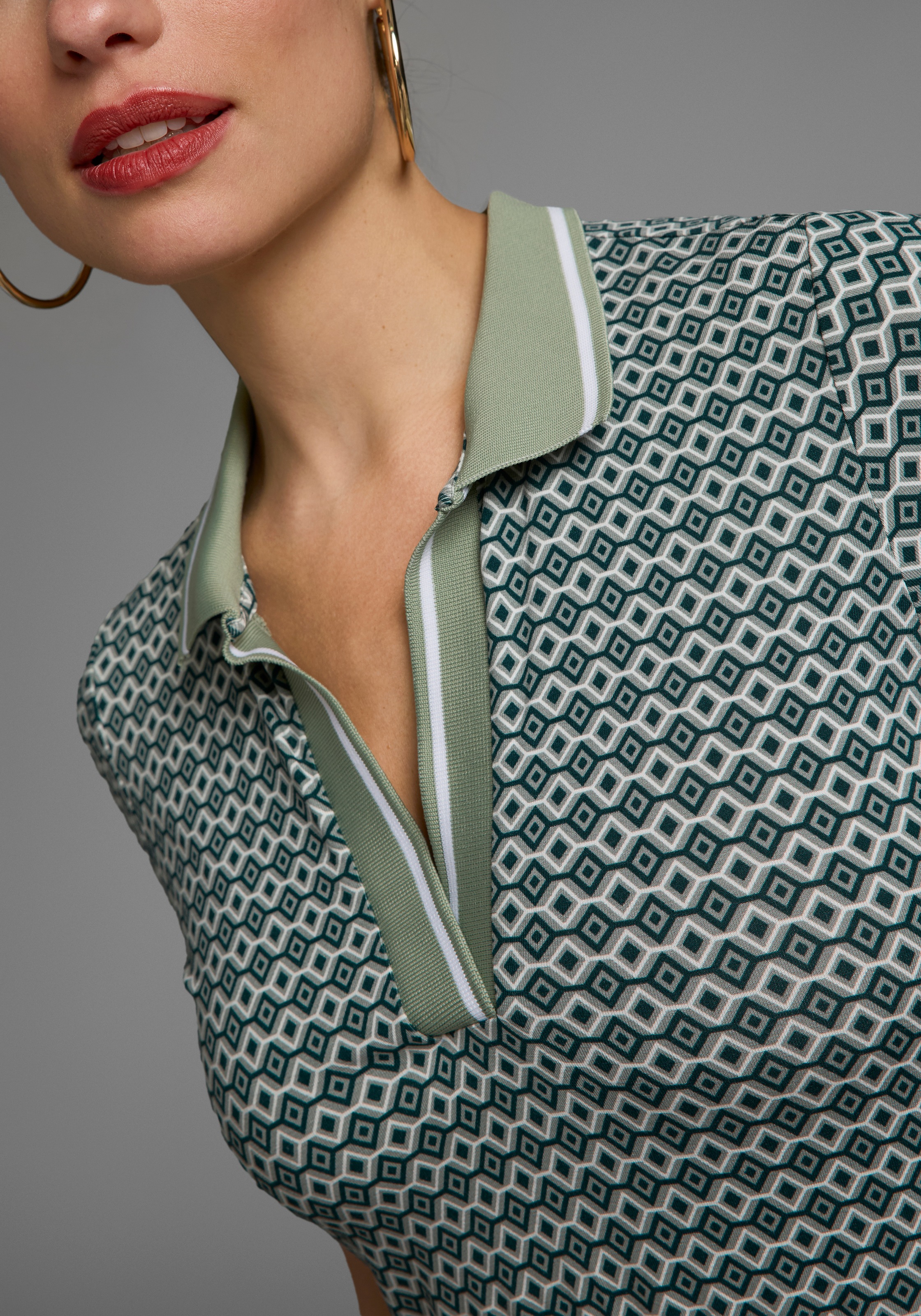 Laura Scott Sommerkleid, mit modischem Polo-Kragen günstig online kaufen