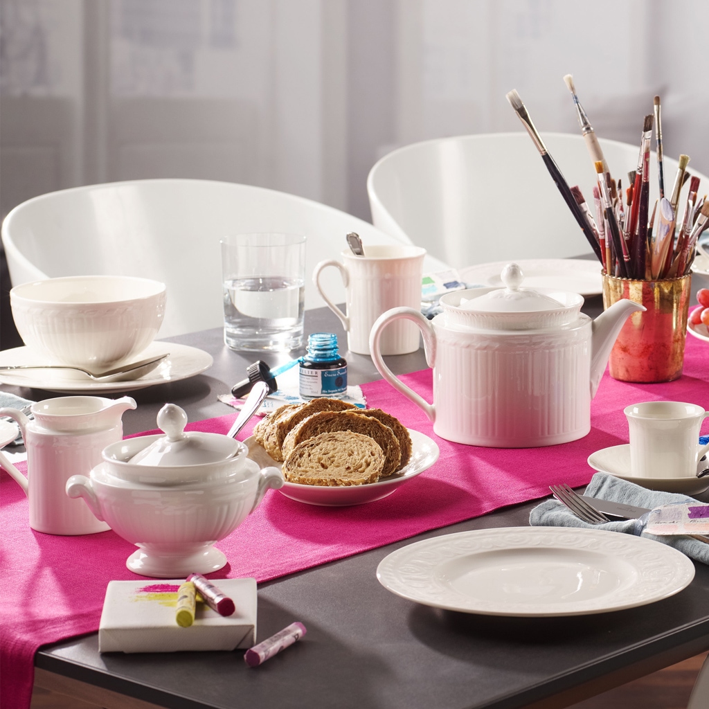Villeroy & Boch Frühstücksteller »Frühstücksteller Cellini ø 22 cm 6er Set weiß«