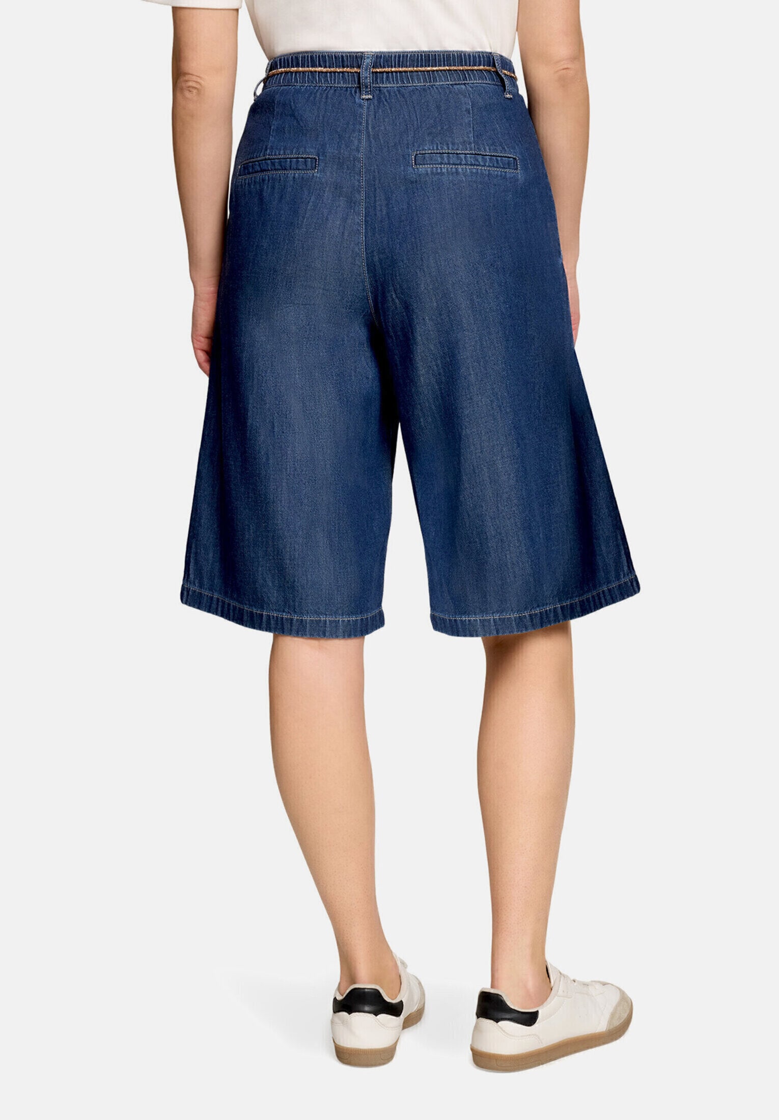 Cartoon Bermudas »Damen mit Bindegürtel«
