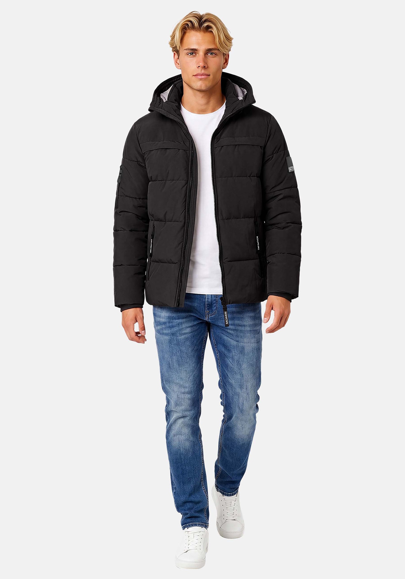Alessandro Salvarini Winterjacke "ASDiego" mit extra hohem Kragen und vielen Taschen