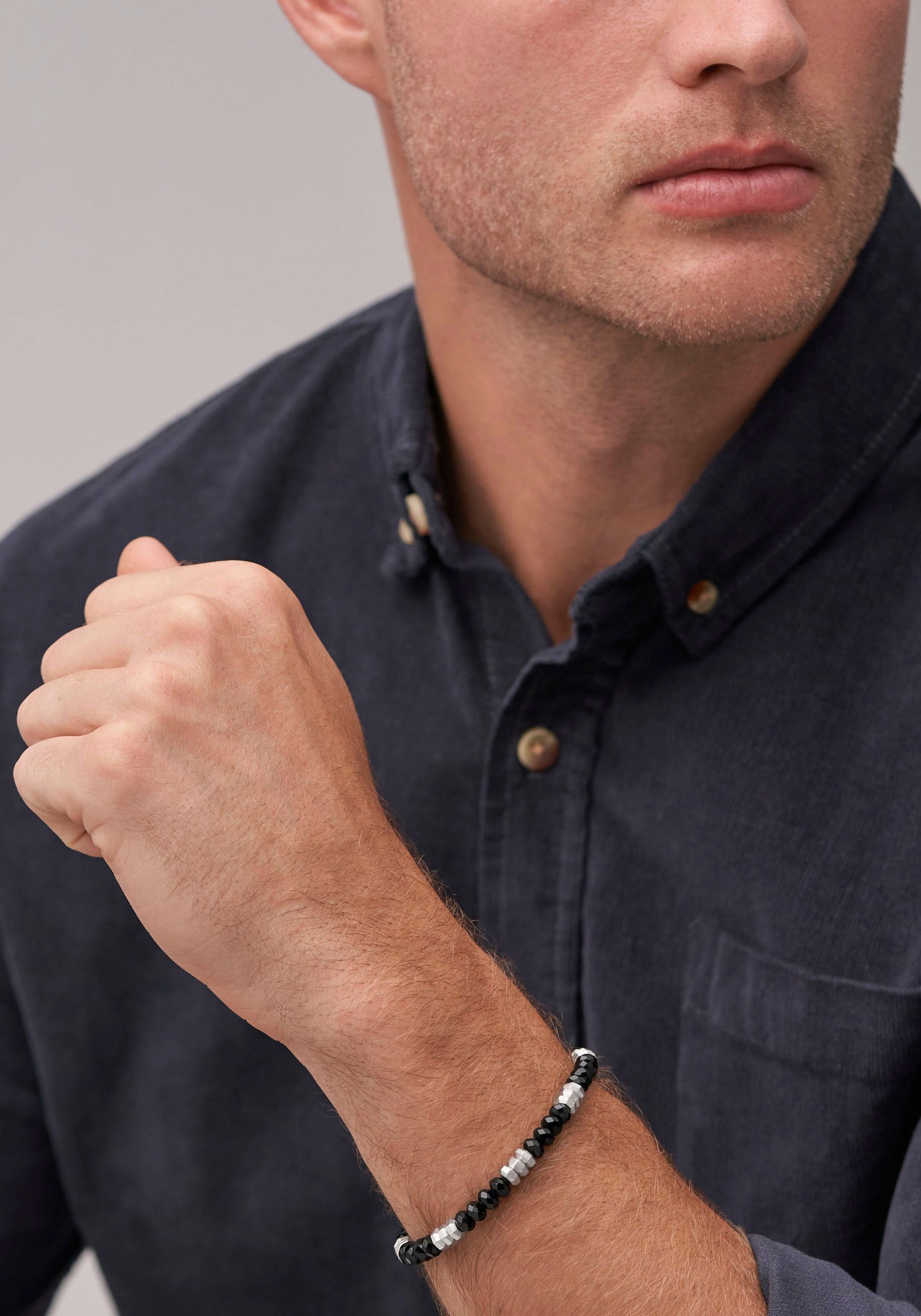 Fossil Armband »Schmuck Geschenk Edelstahl Armschmuck JEWELRY ALL STACKED UP«, mit Agate