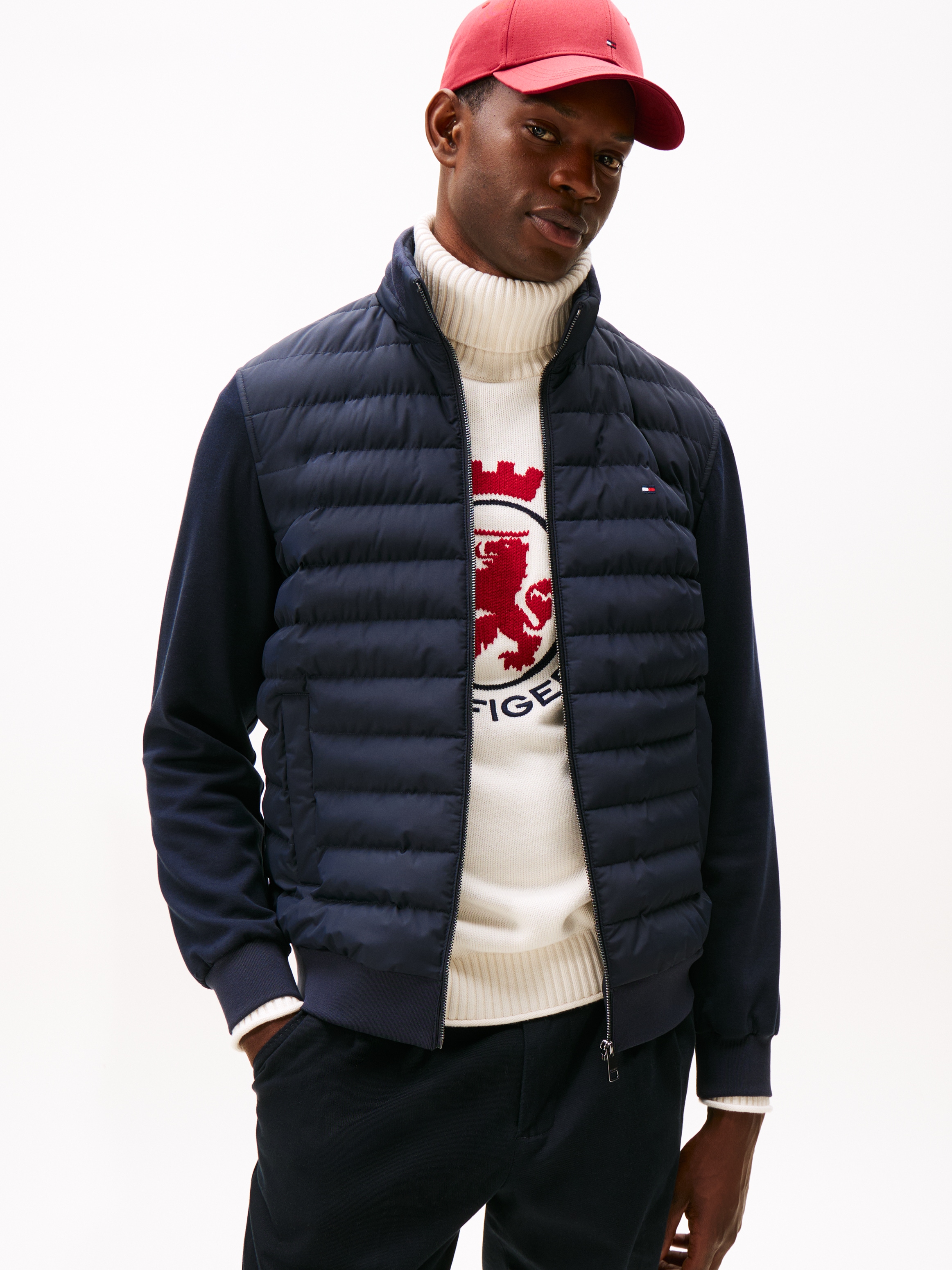 Tommy Hilfiger Kapuzensweatjacke "MIX MEDIA HOODED ZIP THROUGH", mit gestep günstig online kaufen