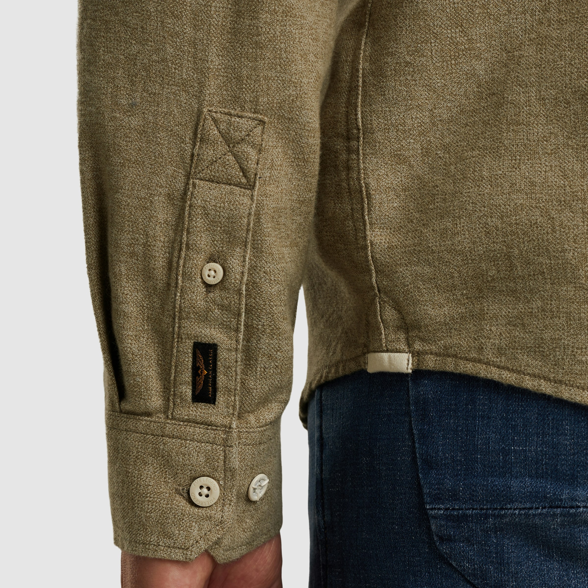 PME LEGEND Langarmhemd , mit Knopfleiste
