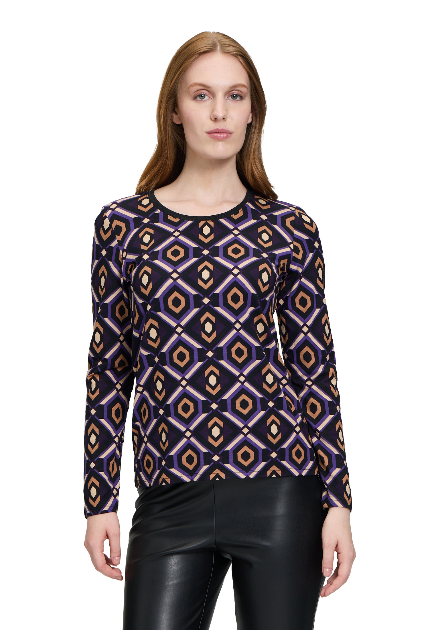 Betty Barclay Kurzarmshirt "Betty Barclay Basic Shirt mit Blumenprint", Dru günstig online kaufen