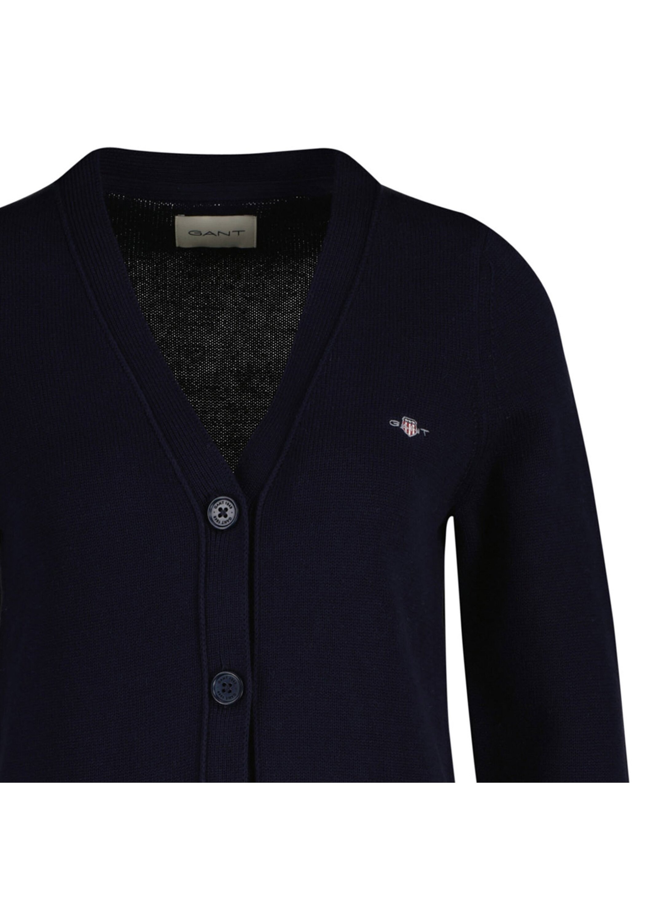 Gant Sweatshirt "Strickjacke CLASSIC COTTON C-NECK" günstig online kaufen