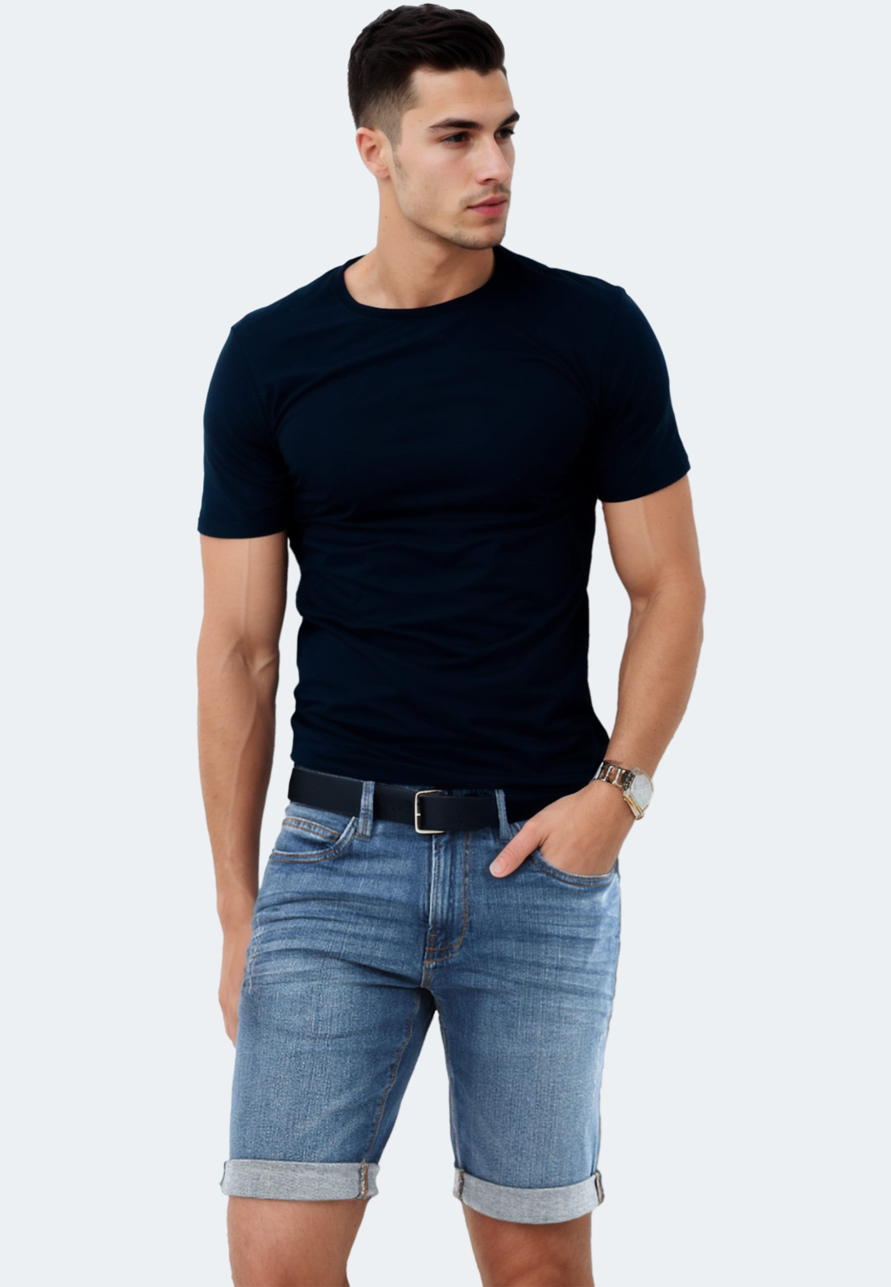 Indicode Šortai »Inkadeu« su 5-Pocket Design