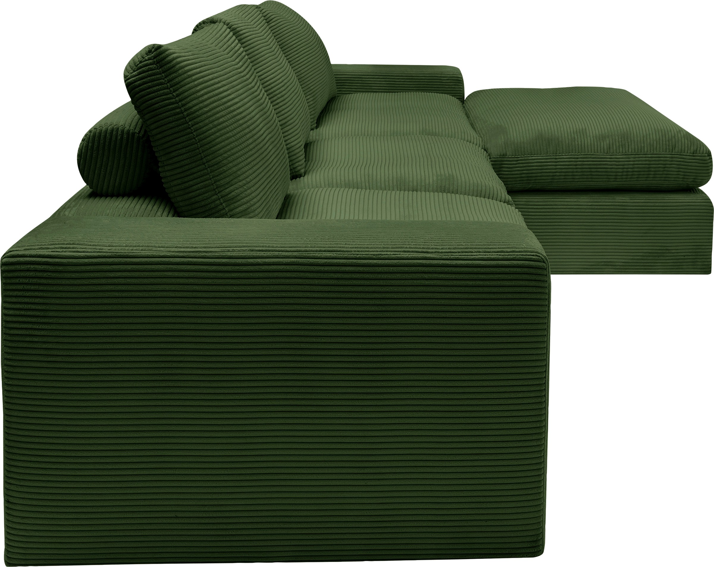alina Ecksofa »Sandy«, mit Recamiere, in modernem Cordstoff
