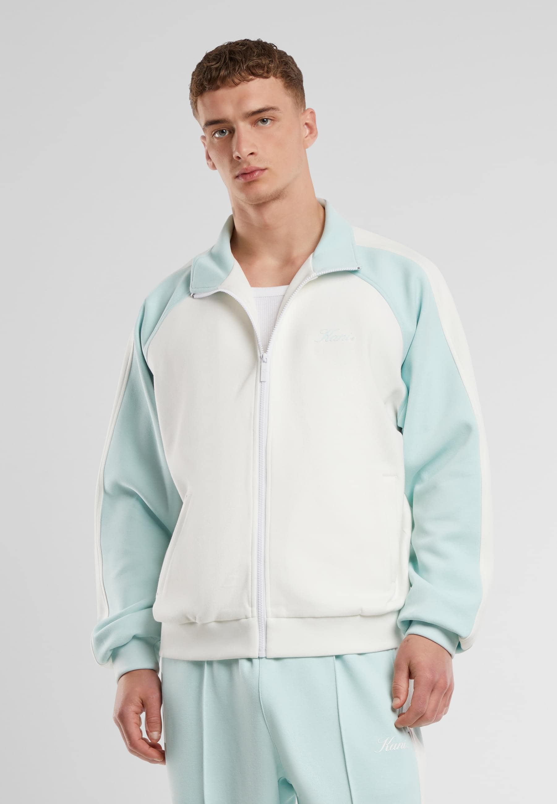 Karl Kani Trainingsjacke »Karl Kani Kani Sidestripe Trackjacket«, (1 St.), ohne Kapuze