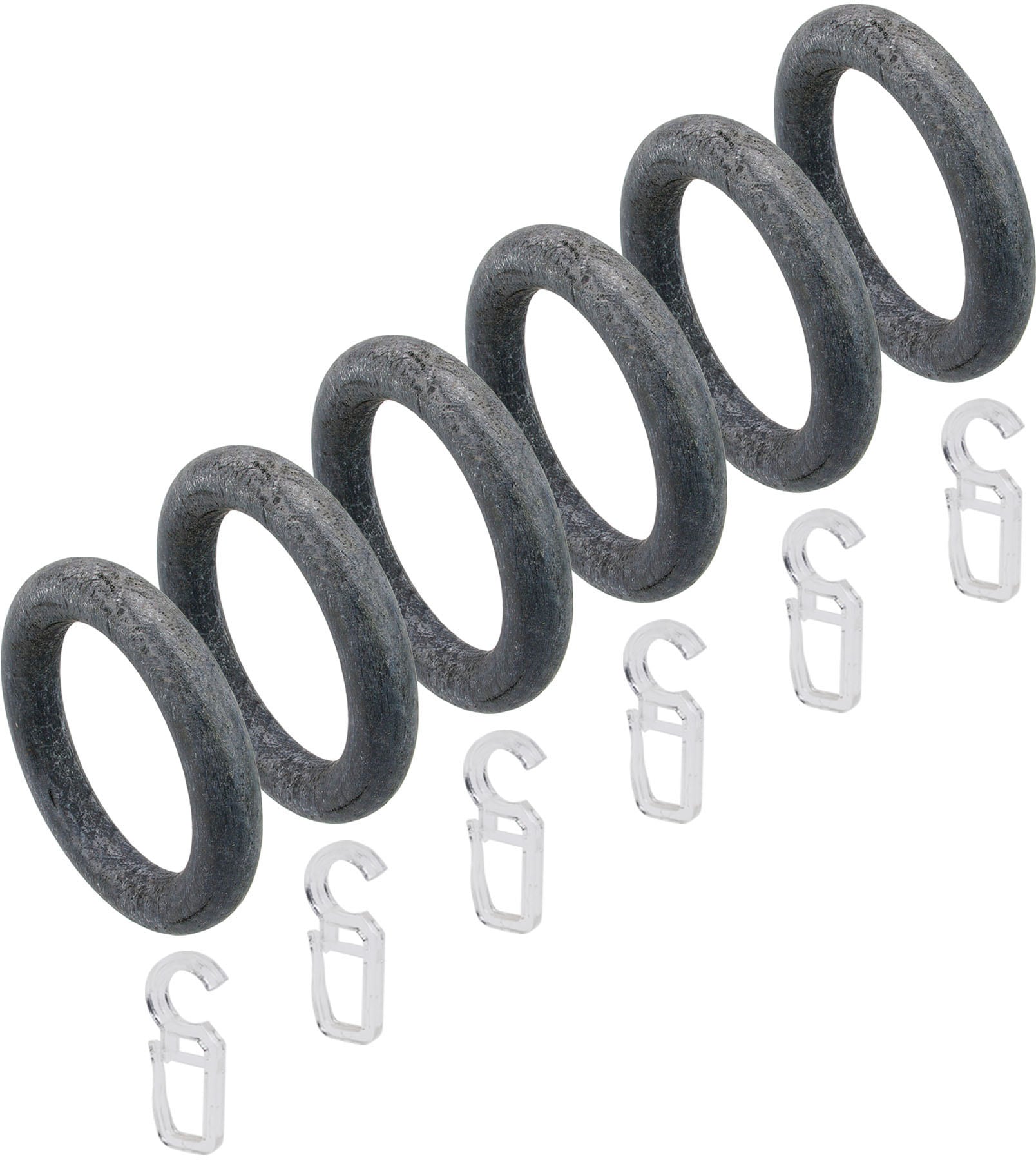 Liedeco Gardinenstange »Stilgarnitur 28 mm Kugel«, 1 läufig-läufig, Fixmaß, Gardinenstange Komplett