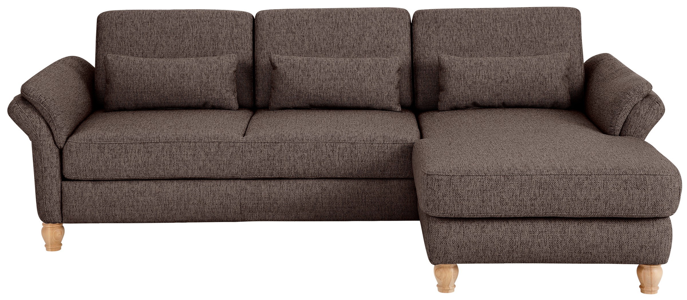 Home affaire Ecksofa »Palace L-Form«, incl. Sitztiefenverstellung, wahlweise mit Bettfunktion und Stauraum