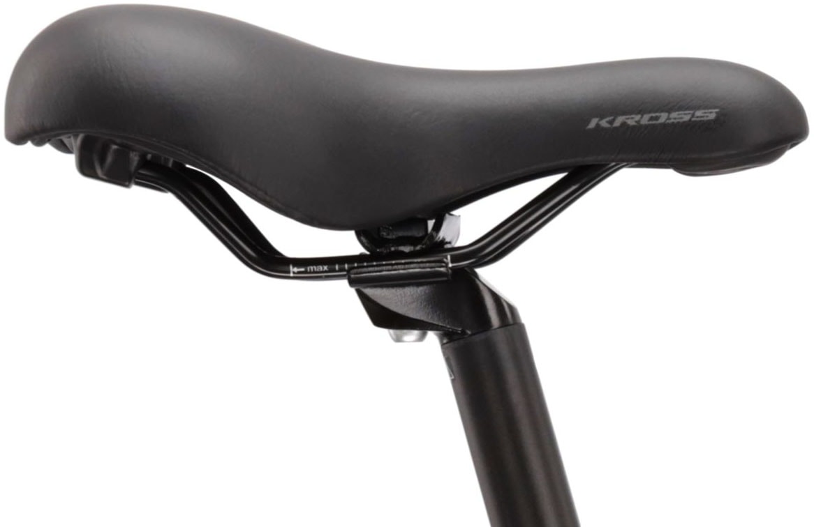 Kross Trekkingrad »KROSS Trekkingrad Trans 1.0 28" schwarz«, 21 Gang, RDM41 Schaltwerk, Kettenschaltung