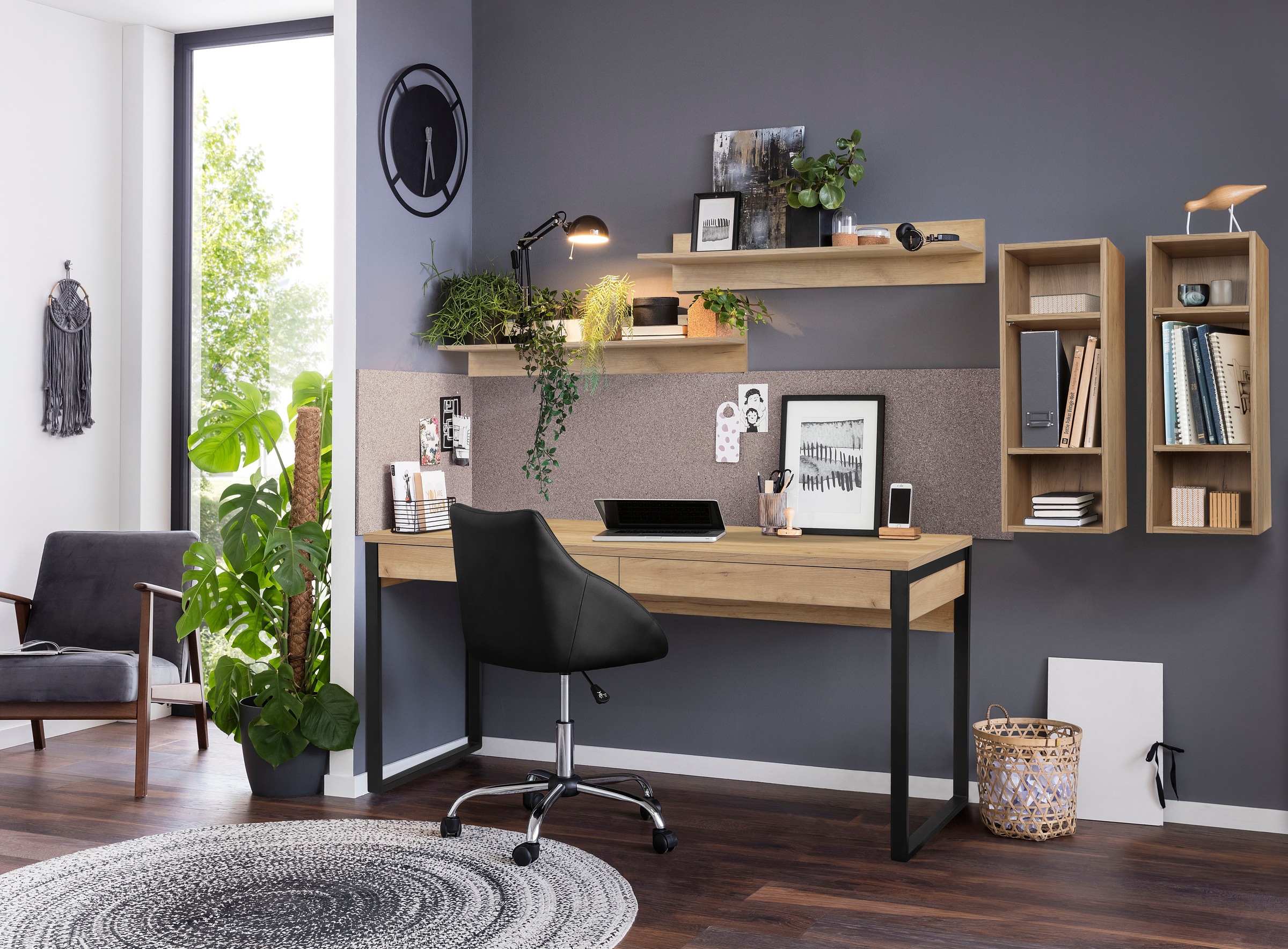 OTTO home Schreibtisch "Moid, Computertisch im modernen Design," Breite 120 günstig online kaufen