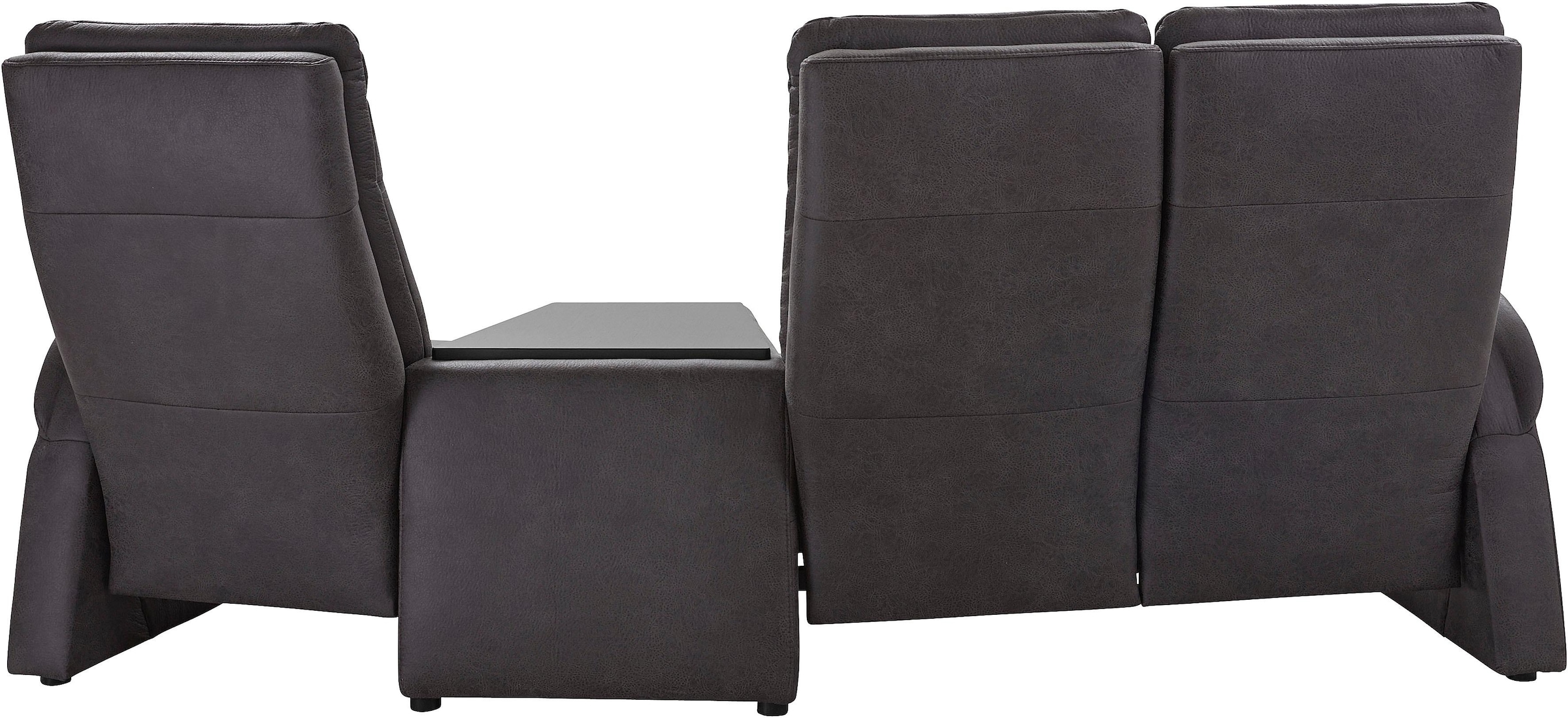 exxpo - sofa fashion 3-Sitzer »Tivoli, Kinosofa mit Relaxfunktion, mit Ablagetisch und Stauraum«, bequem und komfortabel, hohe Rückenlehne