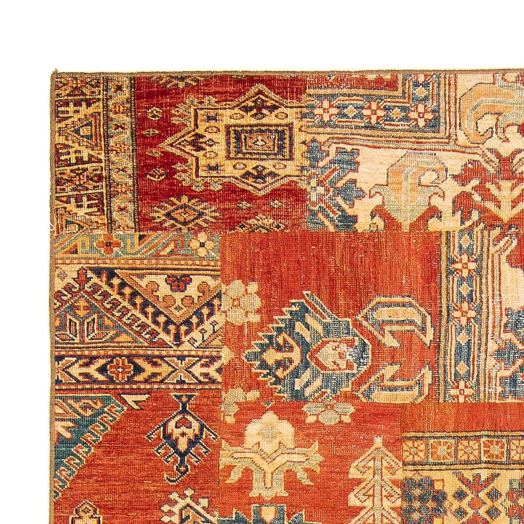 morgenland Wollteppich »Kazak Patchwork 235 x 160 cm«, rechteckig