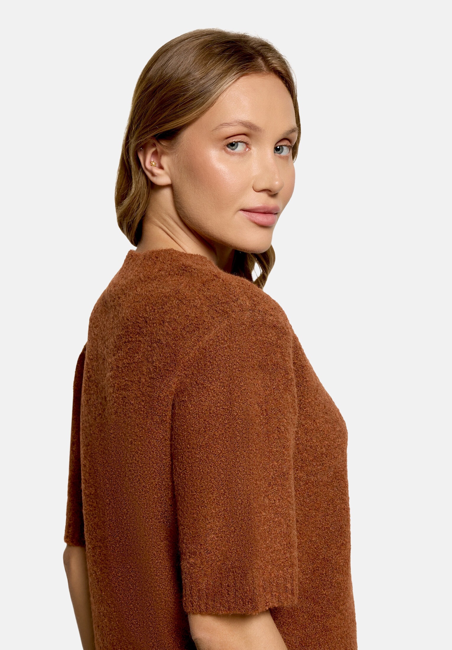 Betty&Co Kurzarmshirt »Damen mit Rundhalsausschnitt« 1