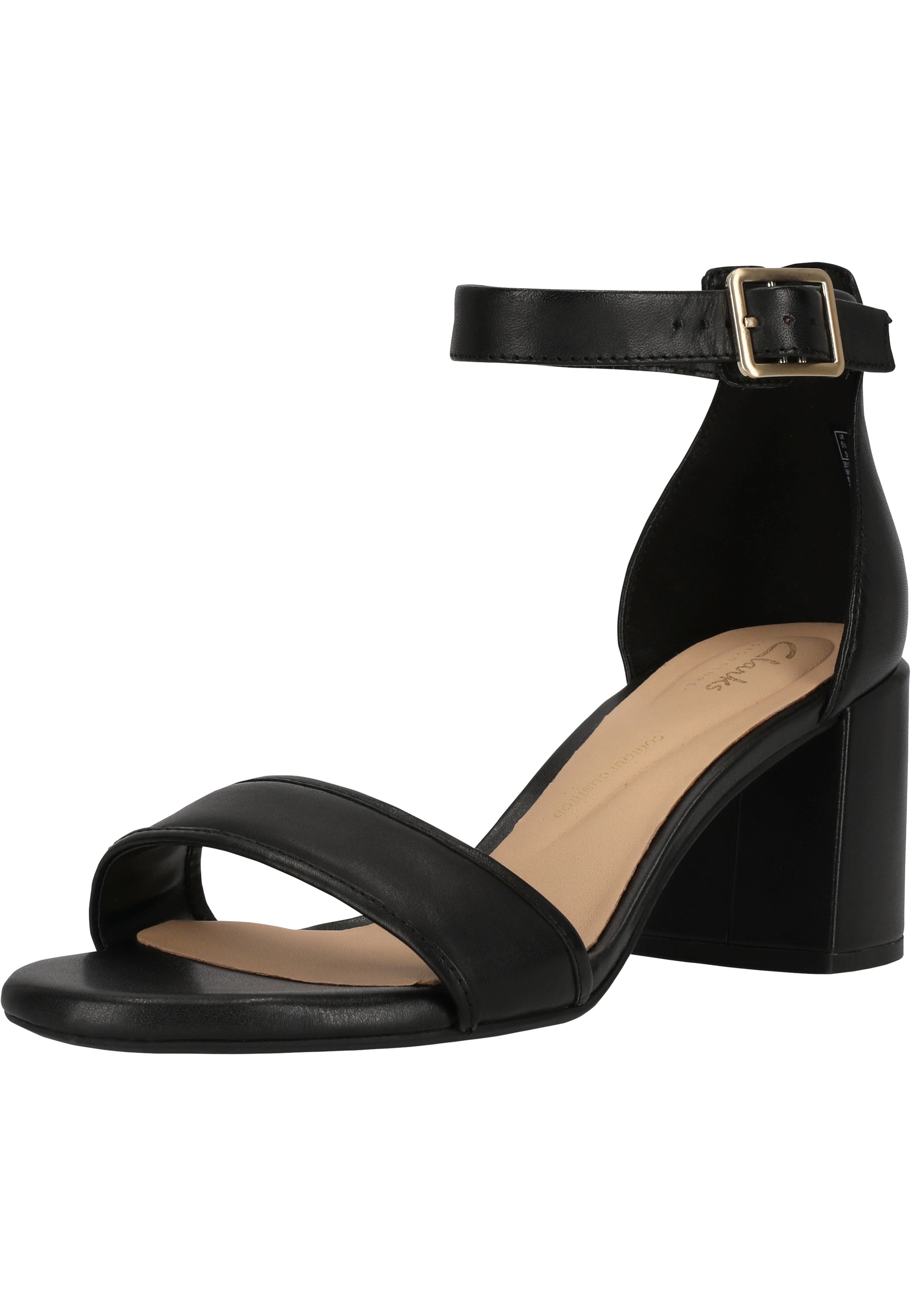 Clarks Sandale "Ezoria Mae", mit raffinierter ausgestellter Ferse günstig online kaufen
