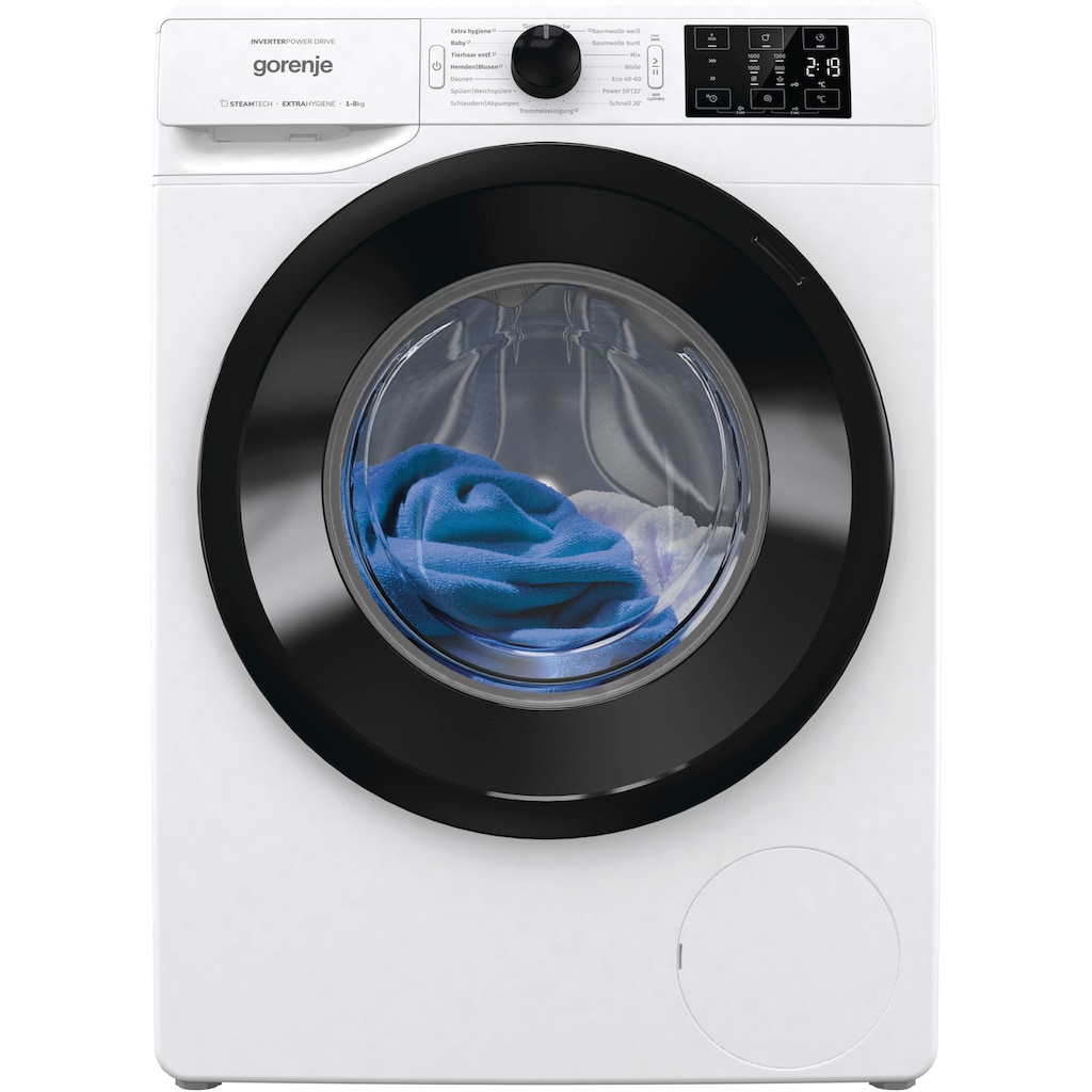 GORENJE Waschmaschine, WNEI86APS, 8 kg, 1600 U/min