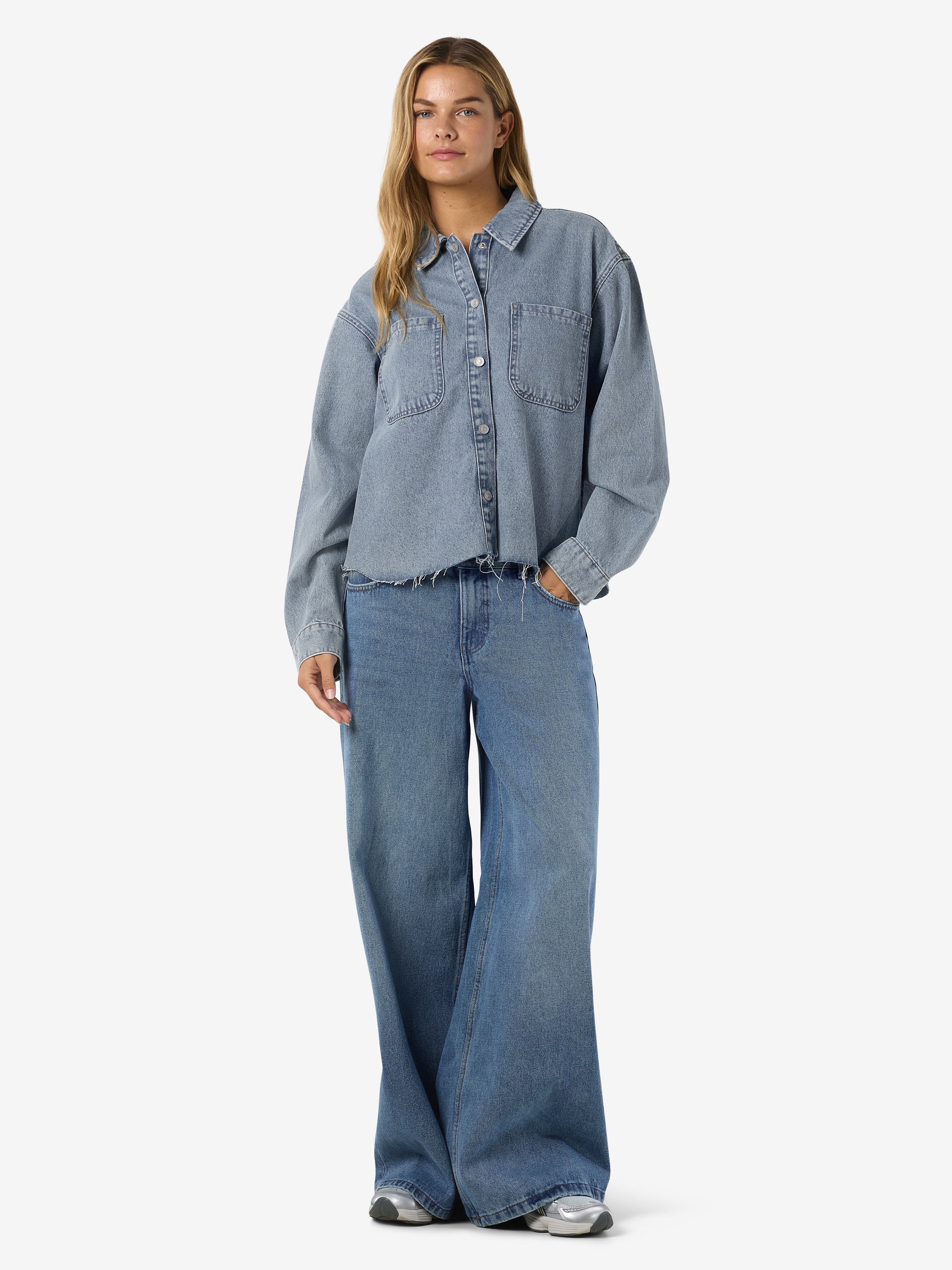 Noisy may Jeansbluse »NMALVA L/S DENIM SH SHCKET  AZ452LB«