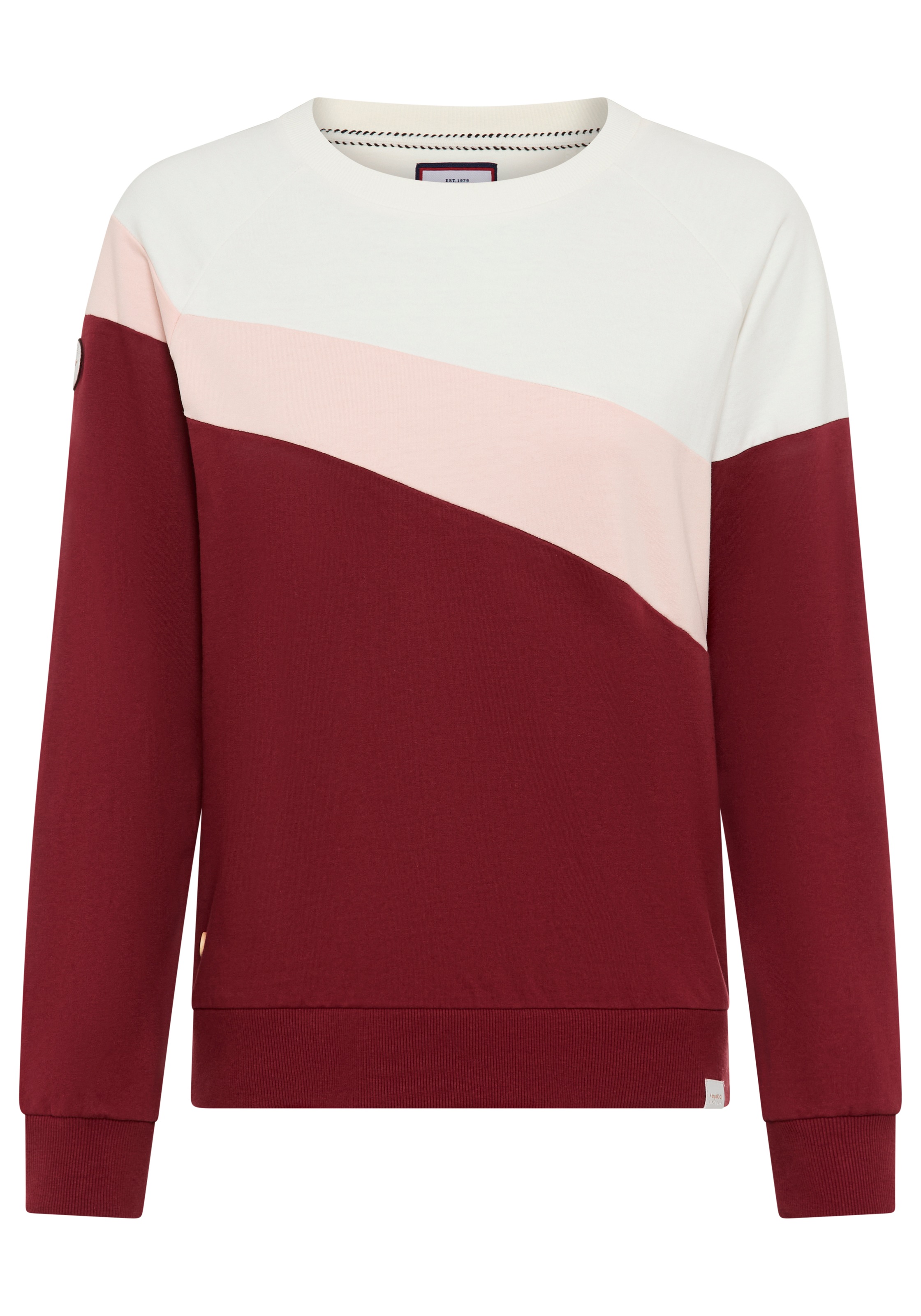 KangaROOS Sweatshirt, im Colorblock Design mit süßen Details