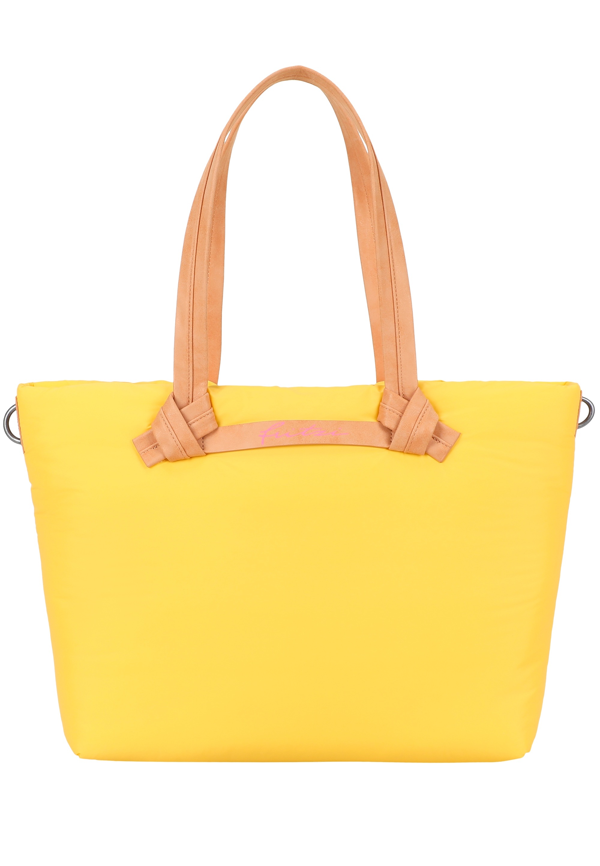Fritzi Aus Preußen Henkeltasche FRITZI AUS PREUSSEN "Cloud Shopper", Herren, Gr. B/H/T: 13cm x 29cm x 37cm, gelb, Nylon, unifarben, Taschen, mit gepuffter, ultraleichter Qualität